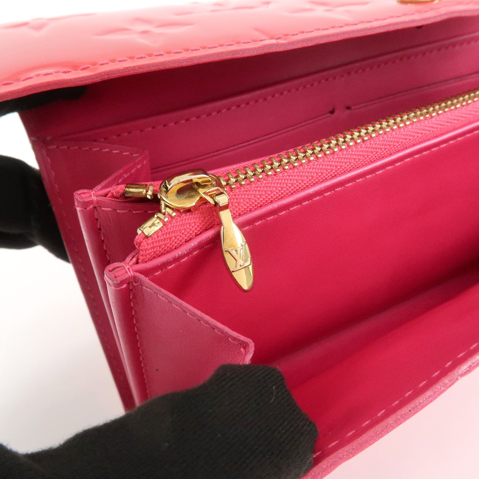 Louis Vuitton Monogram Vernis Portefeuille Sarah Long Wallet M93633 Used