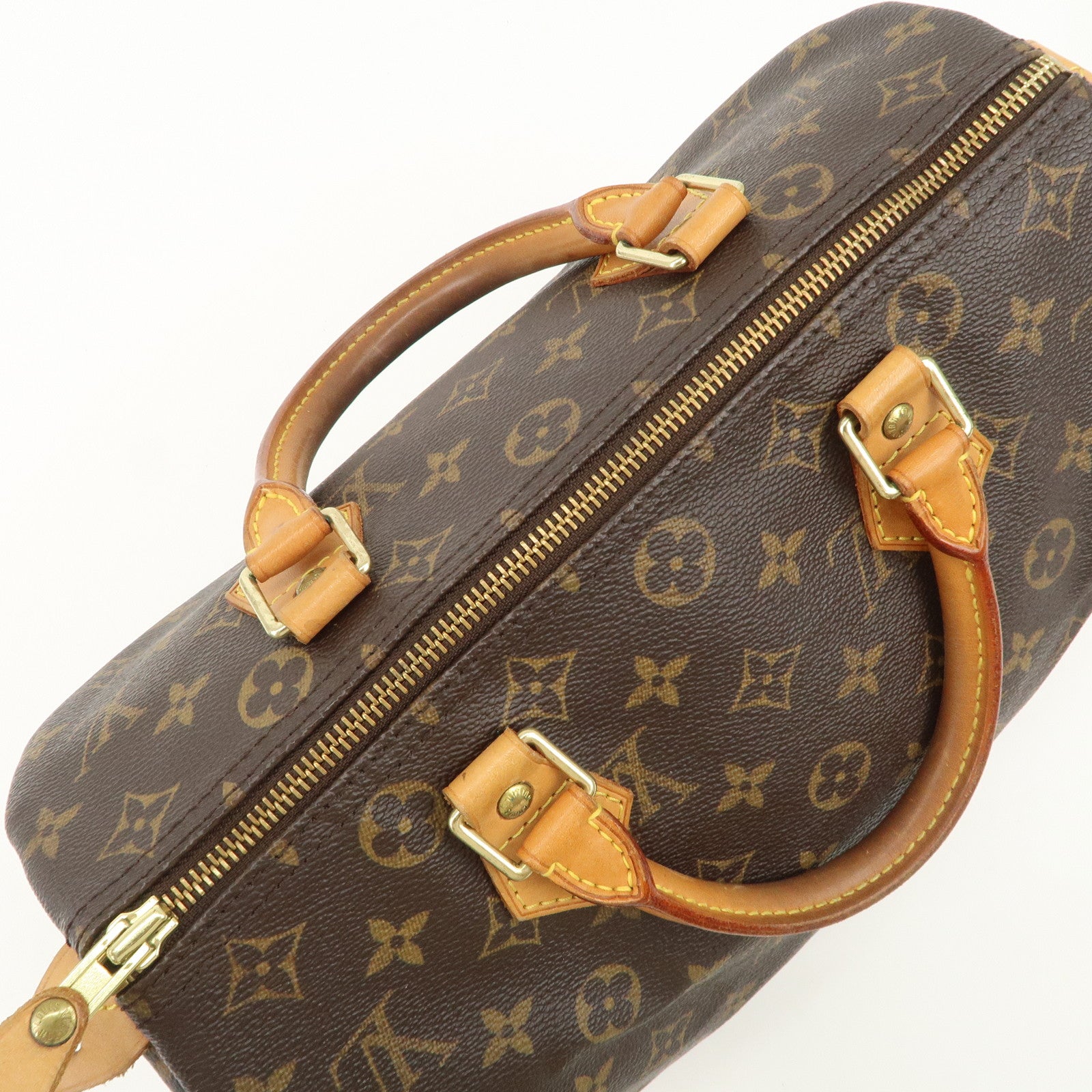 Louis Vuitton Monogram Speedy 30 Boston Bag Hand Bag Brown M41526