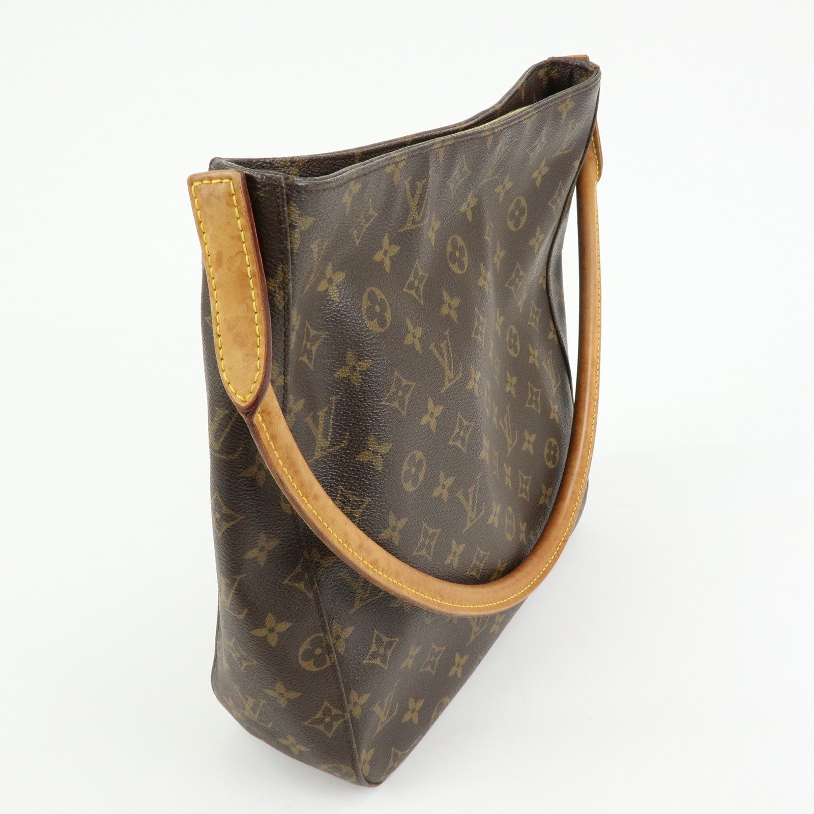 Louis Vuitton Monogram Looping GM Shoulder Bag Brown M51145