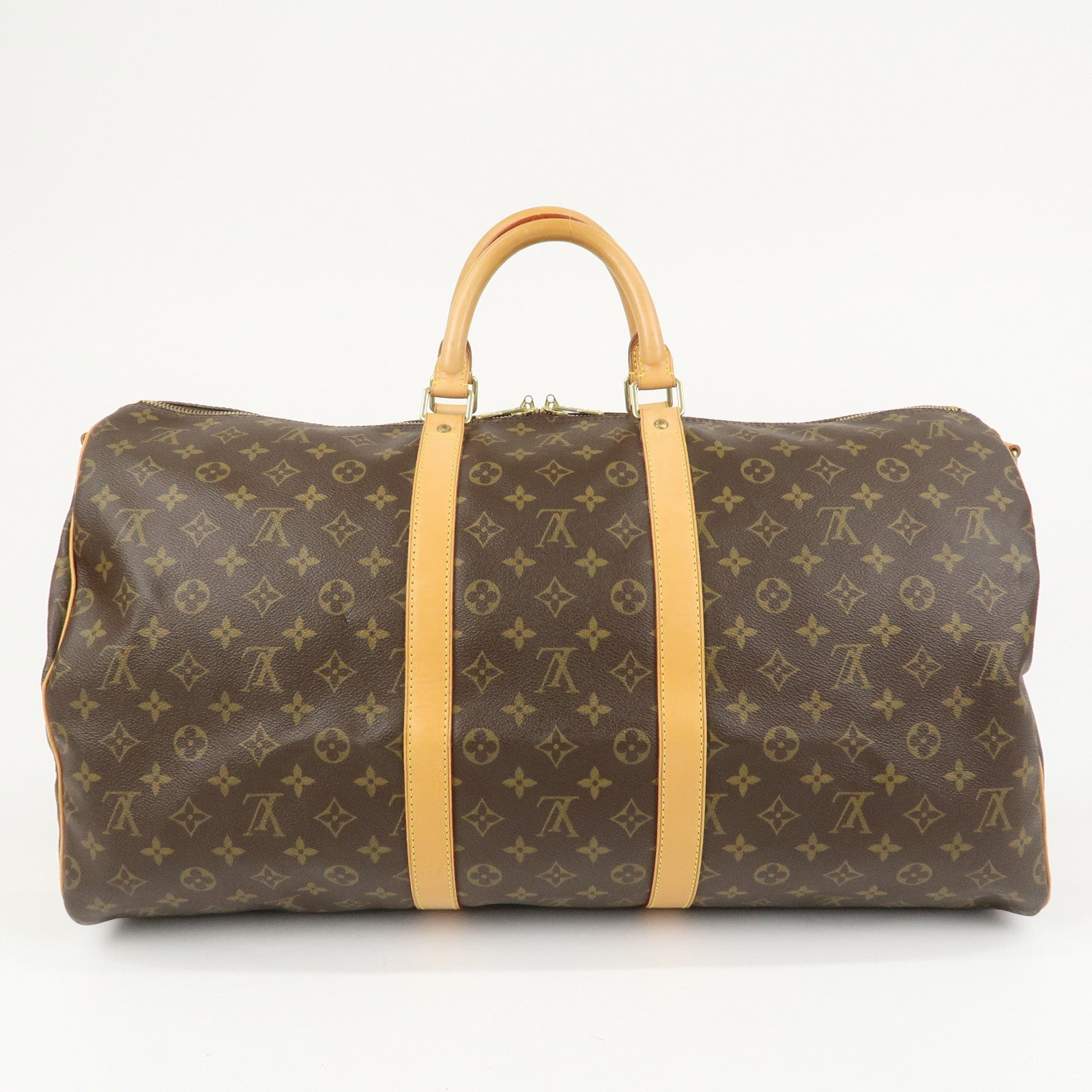 Louis Vuitton Monogram Keep All 55 Bandouliere Boston Bag M56714