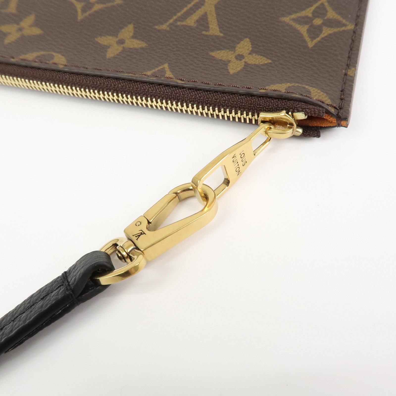 Louis Vuitton Monogram Canvas Leather Pouch for Low Key Hobo MM