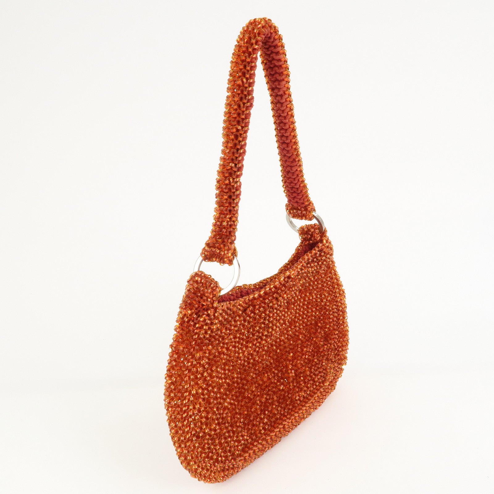 ANTEPRIMA Wire Bag PVC Shoulder Bag Hand Bag Orange