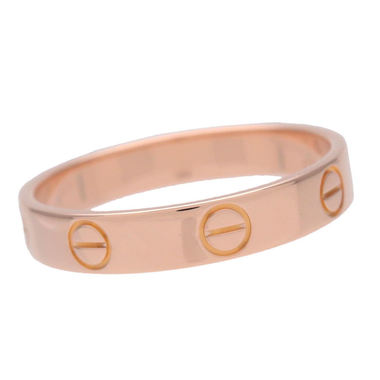 Cartier Mini Love Ring K18 750PG Rose Gold #56 US7.5 EU56 HK16.5