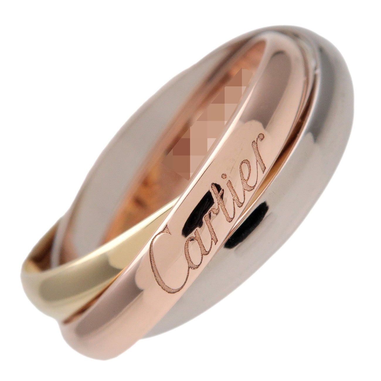 Cartier Trinity Ring SM K18 750YG/WG/PG #48 US5 EU48 HK10