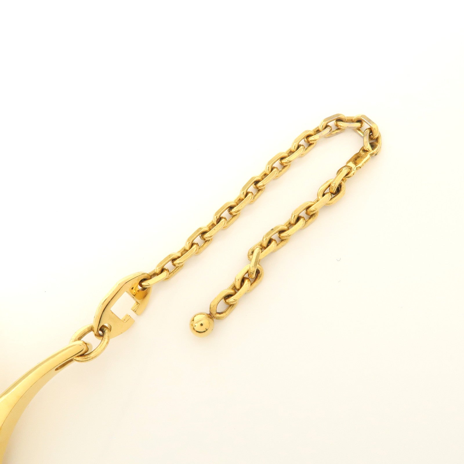 HERMES Metal H Logo Filou Glove Clip Glove Holder Gold