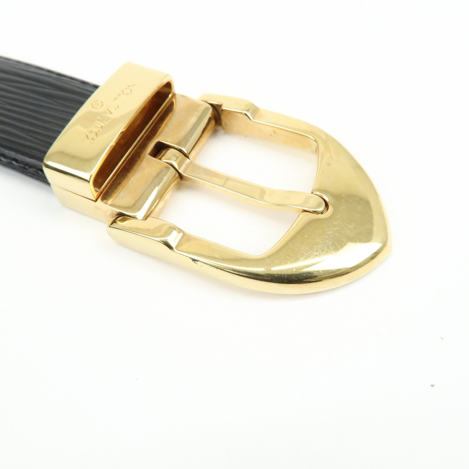 Louis Vuitton Epi Leather Ceinture Classic Belt Noir M6832