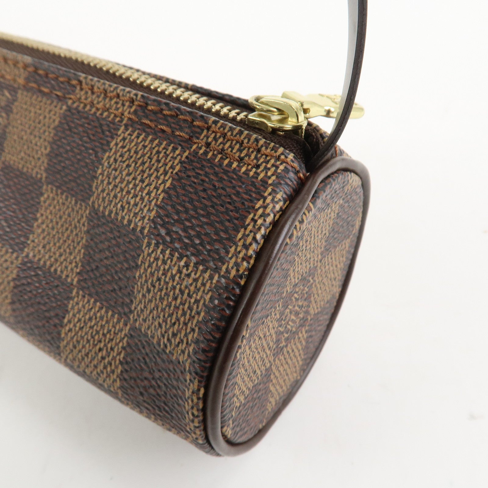 Louis Vuitton Damier Ebene Mini Pouch for Papillon Bag Brown