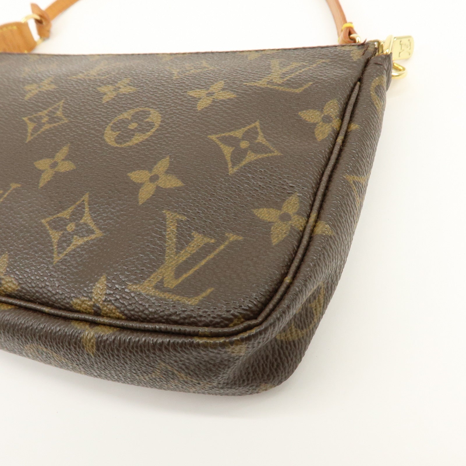 Louis Vuitton Monogram Pochette Accessoires Pouch Hand Bag M51980
