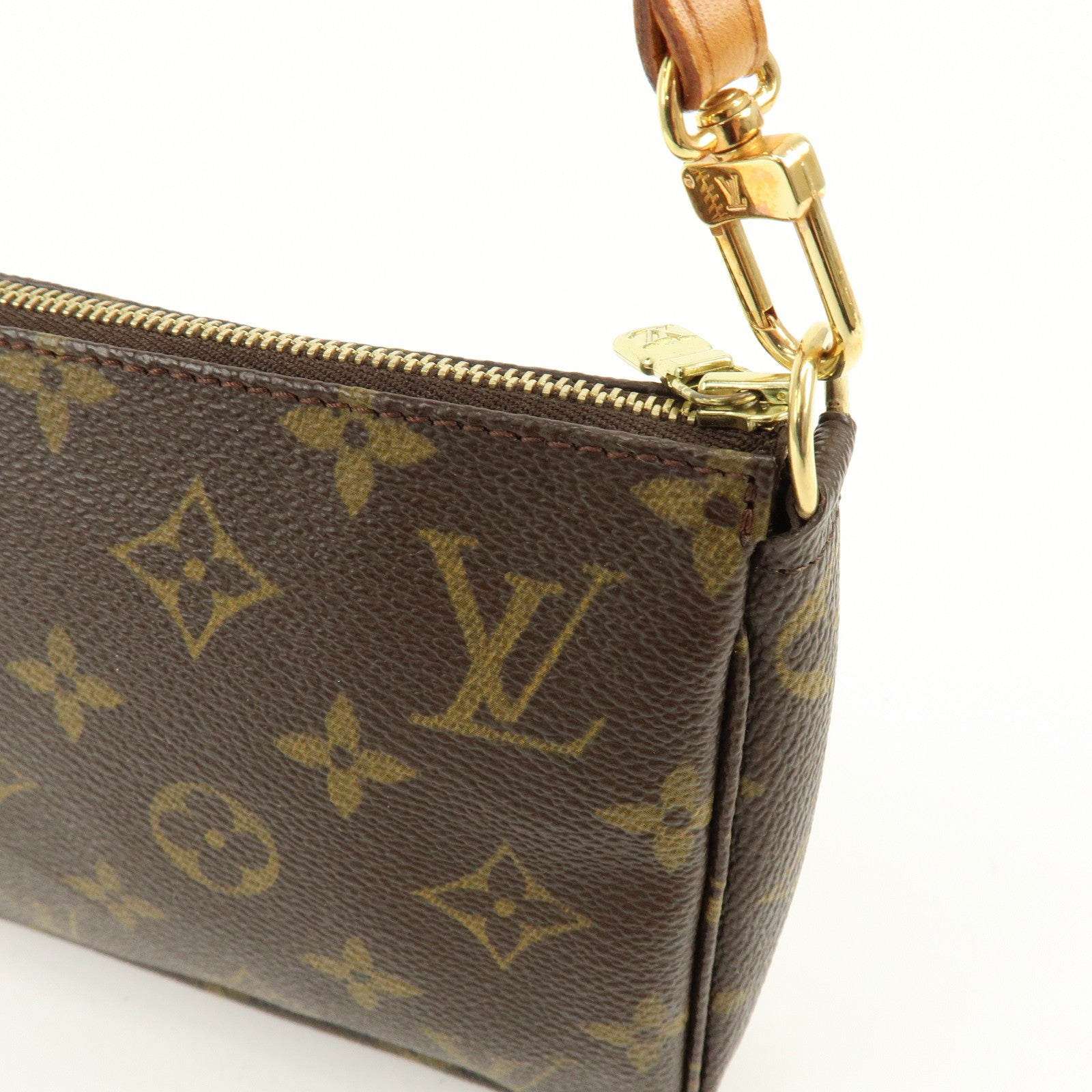 Louis Vuitton Monogram Pochette Accessoires Pouch Hand Bag M51980