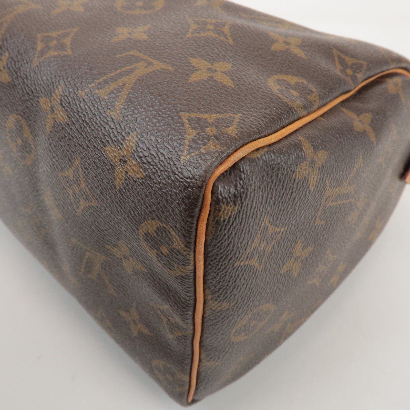 Louis Vuitton Monogram Speedy 25 Boston Bag Hand Bag Brown M41528