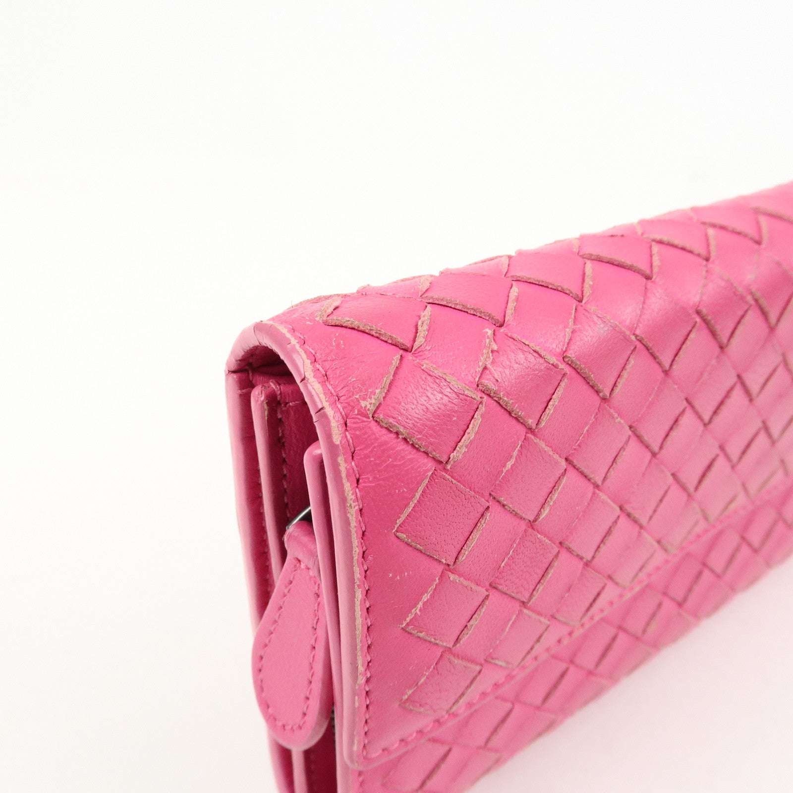 BOTTEGA VENETA Set Of 2 Intrecciato Leather Wallet 114076 150509