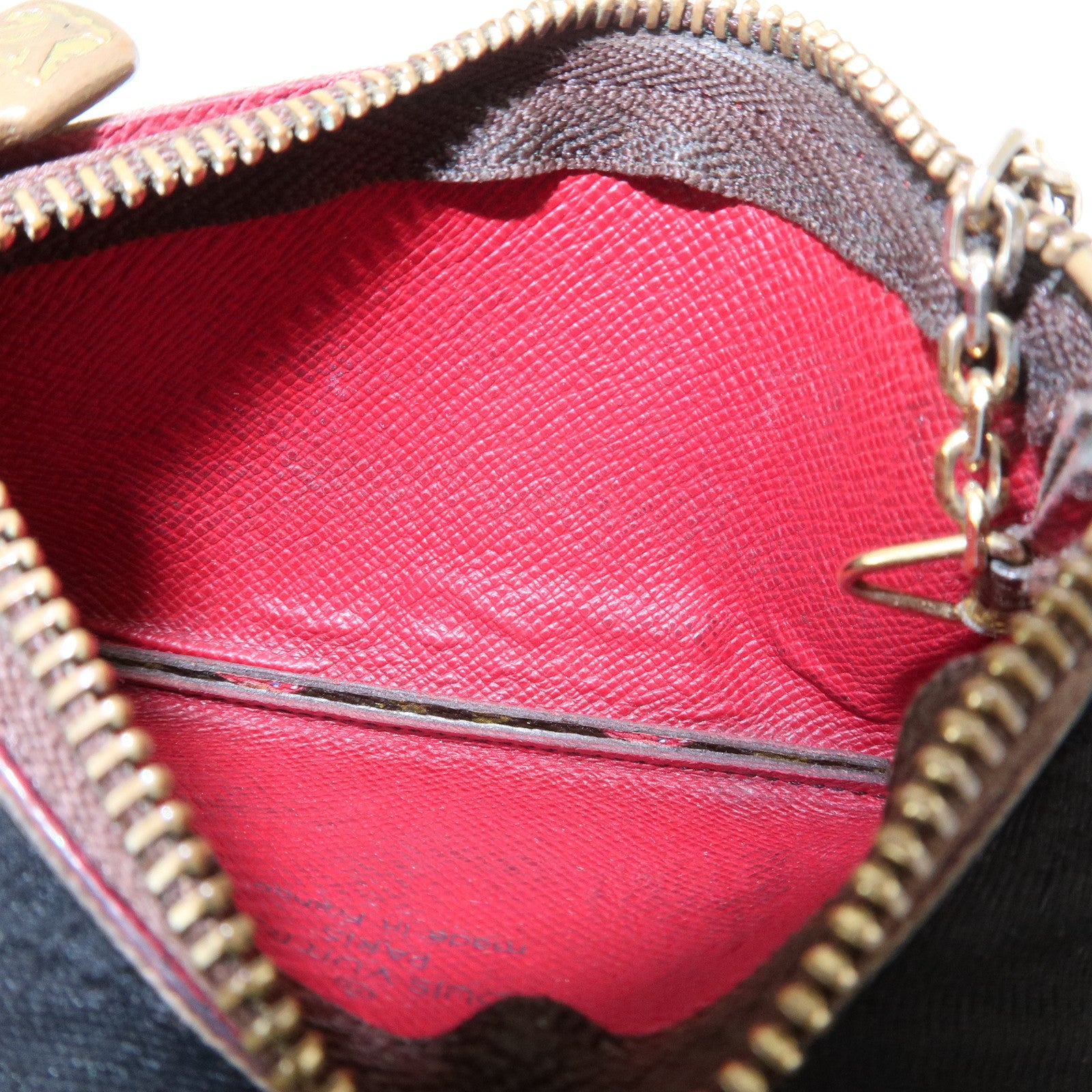Louis Vuitton Monogram Cherry Pochette Cles Coin Case M95042