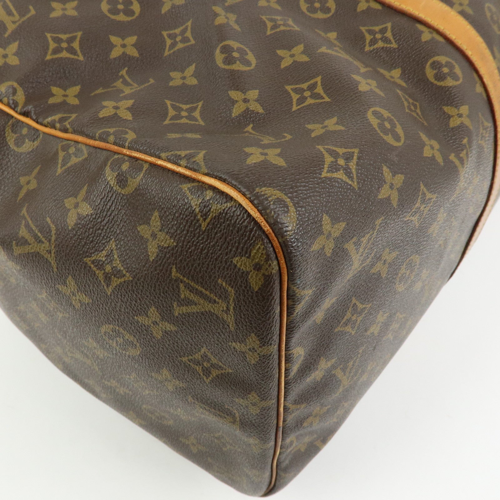 Louis Vuitton Monogram Sac Souple 55 Boston Bag Brown M41622