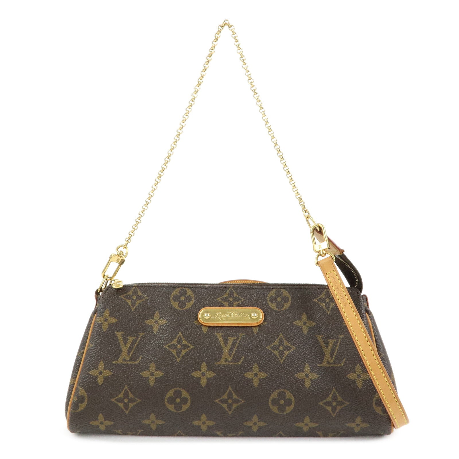 Louis Vuitton Monogram Eva 2Way Chain Shoulder Bag Brown M95567