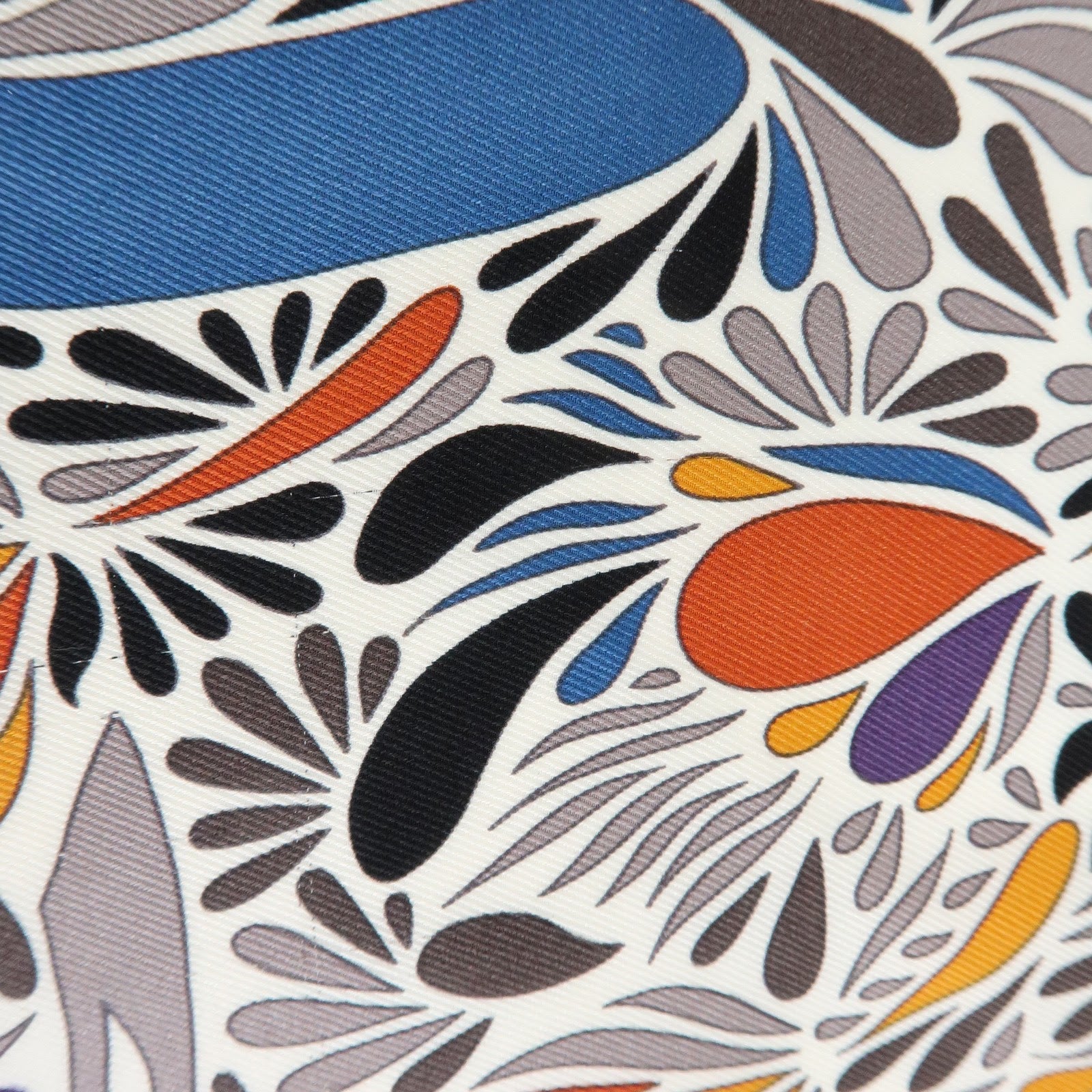 HERMES Carre 65 Set of 2 Silk 100% Scarf Beige Brown Orange