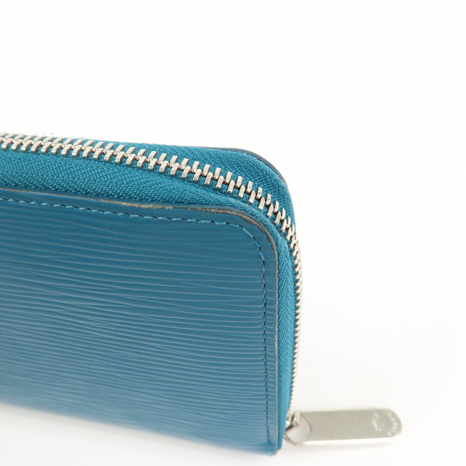 Louis Vuitton Epi Leather Zippy Long Wallet Cyan Blue M60311