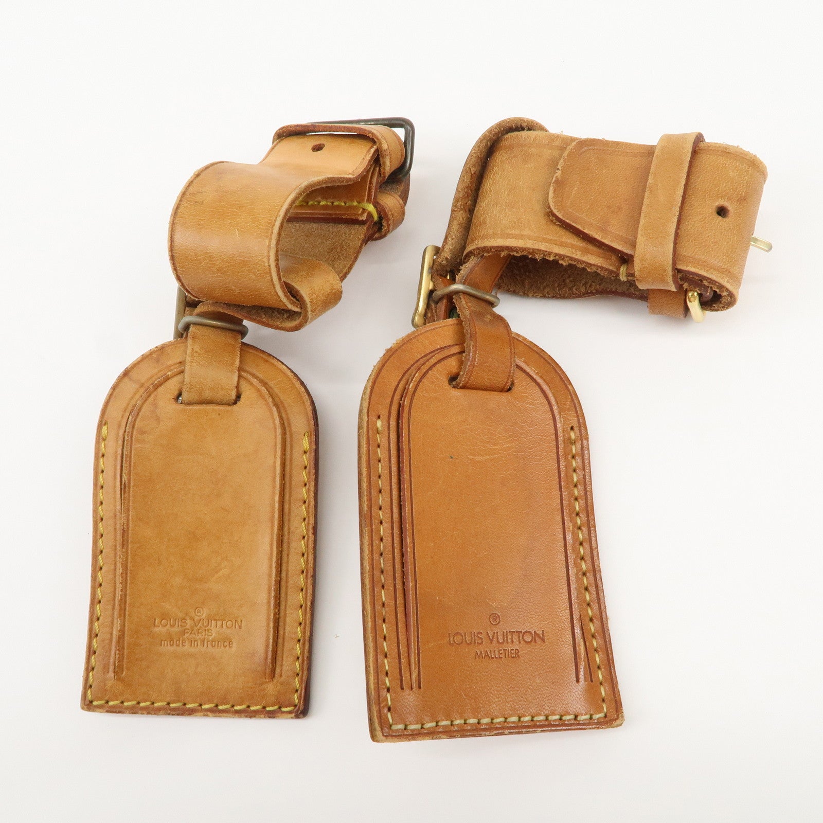 Louis Vuitton Set of 10 Leather Name Tag & Poignet