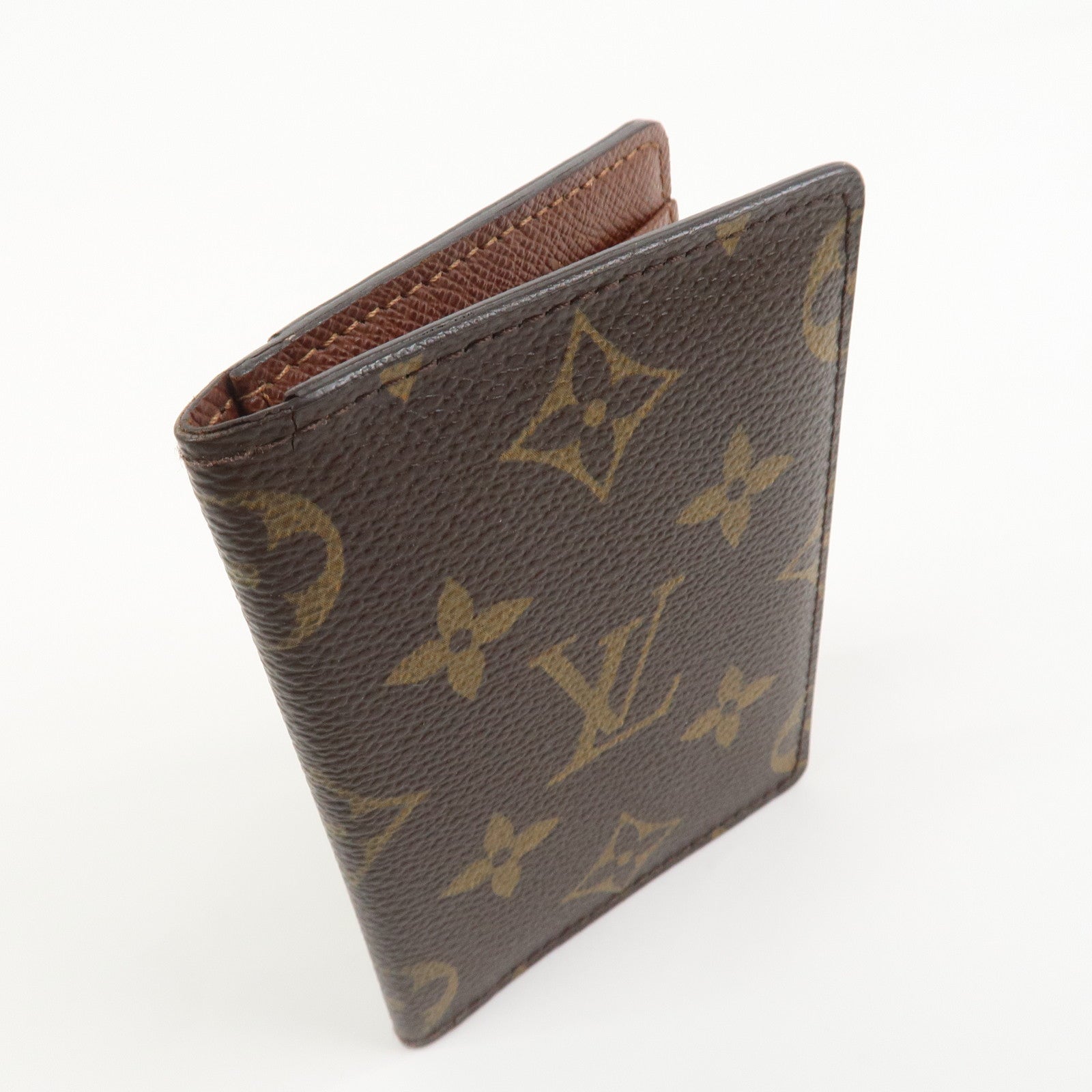 Louis Vuitton Monogram Porto Cult Vertical Card Case Brown M66541