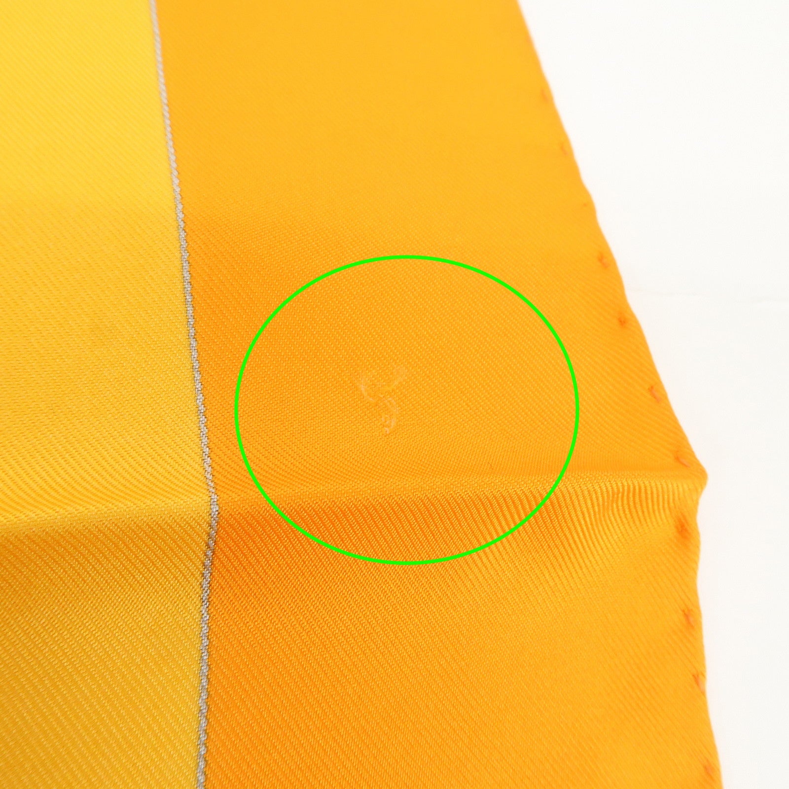 HERMES Carre 90 Silk 100% DES PLAGES NORMANDES2 Scarf Orange