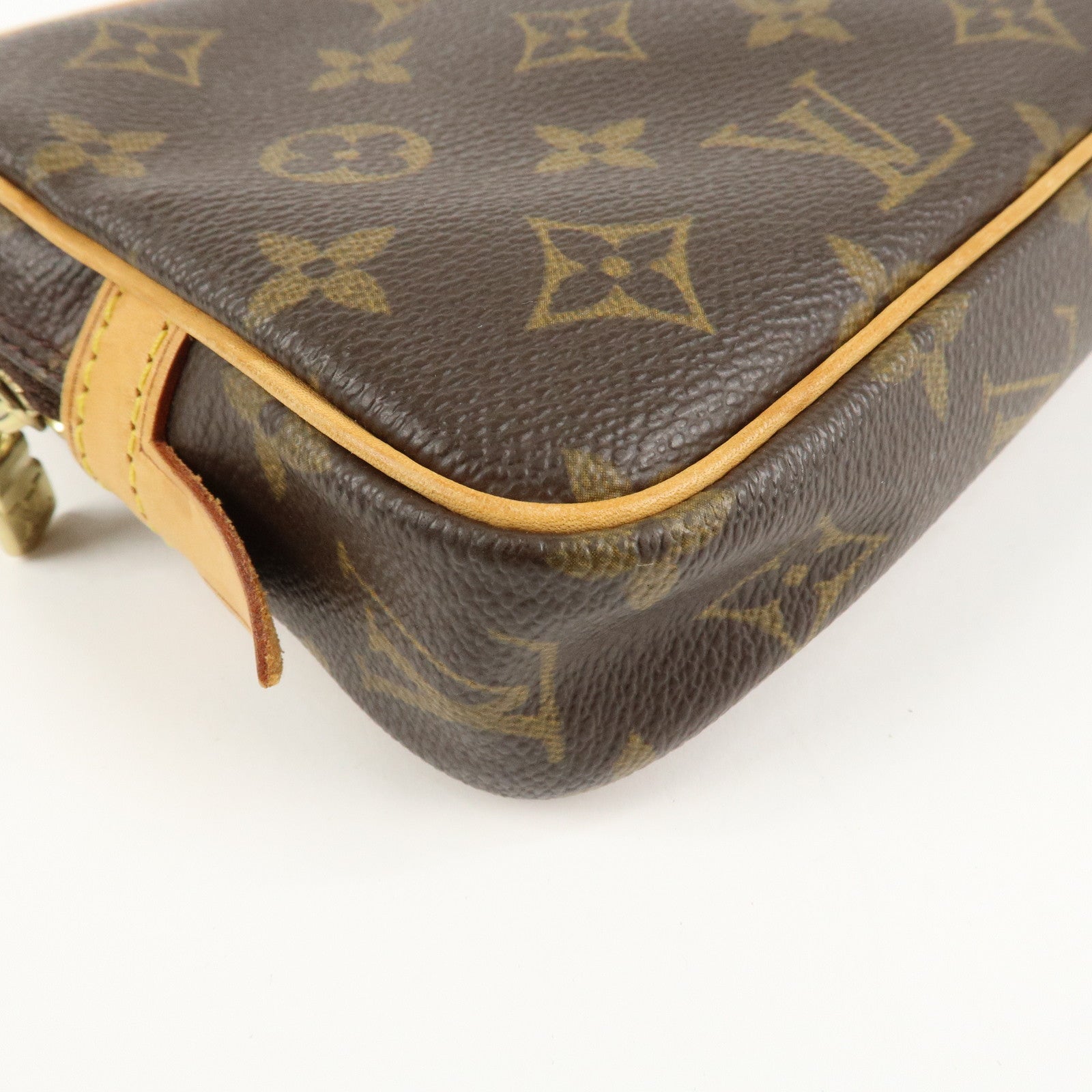 Louis Vuitton Monogram Pochette Marly Bandouliere Bag Brown M51828 Used