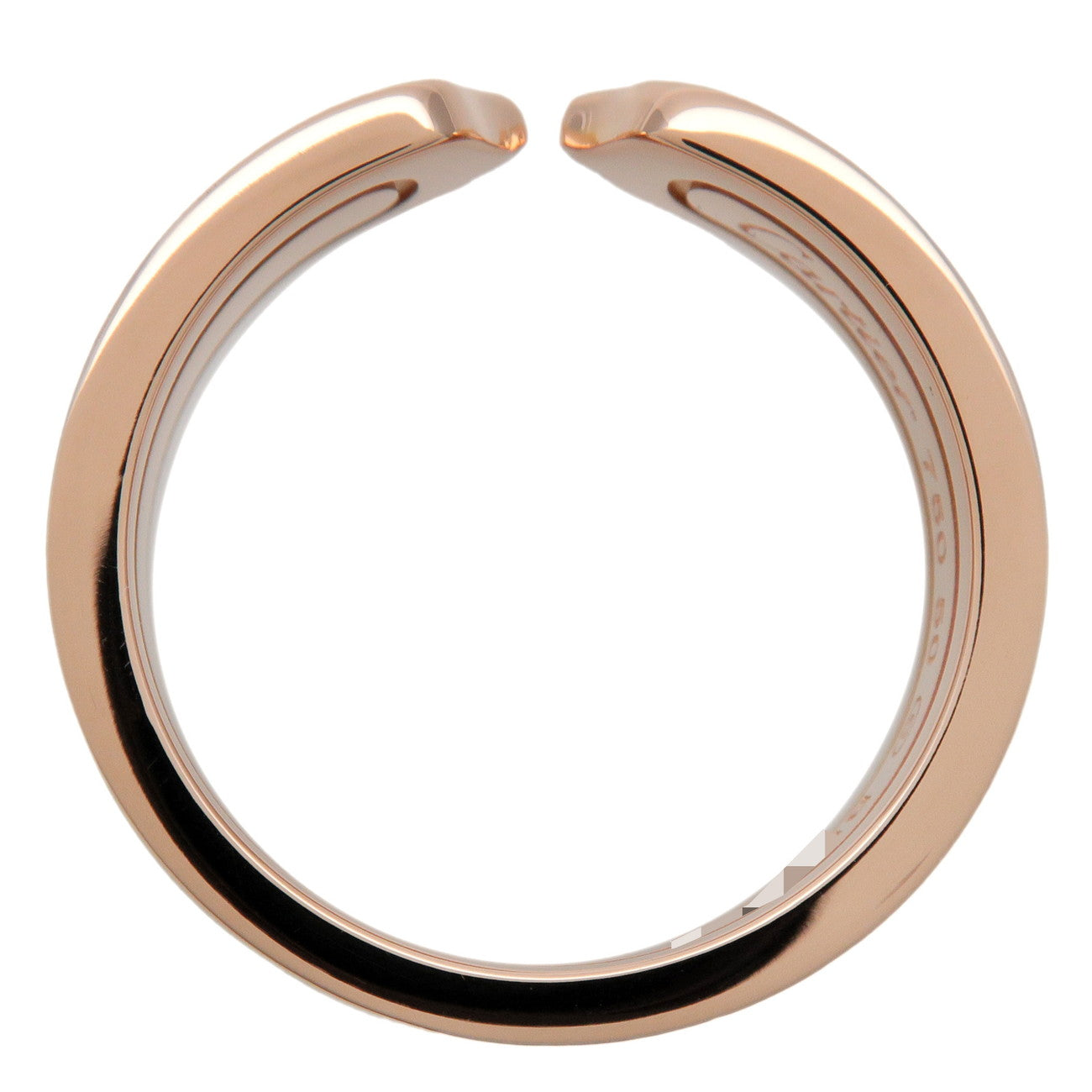 Cartier C2 Ring SM K18 750PG Rose Gold #50 US5.5 EU50 HK11.5