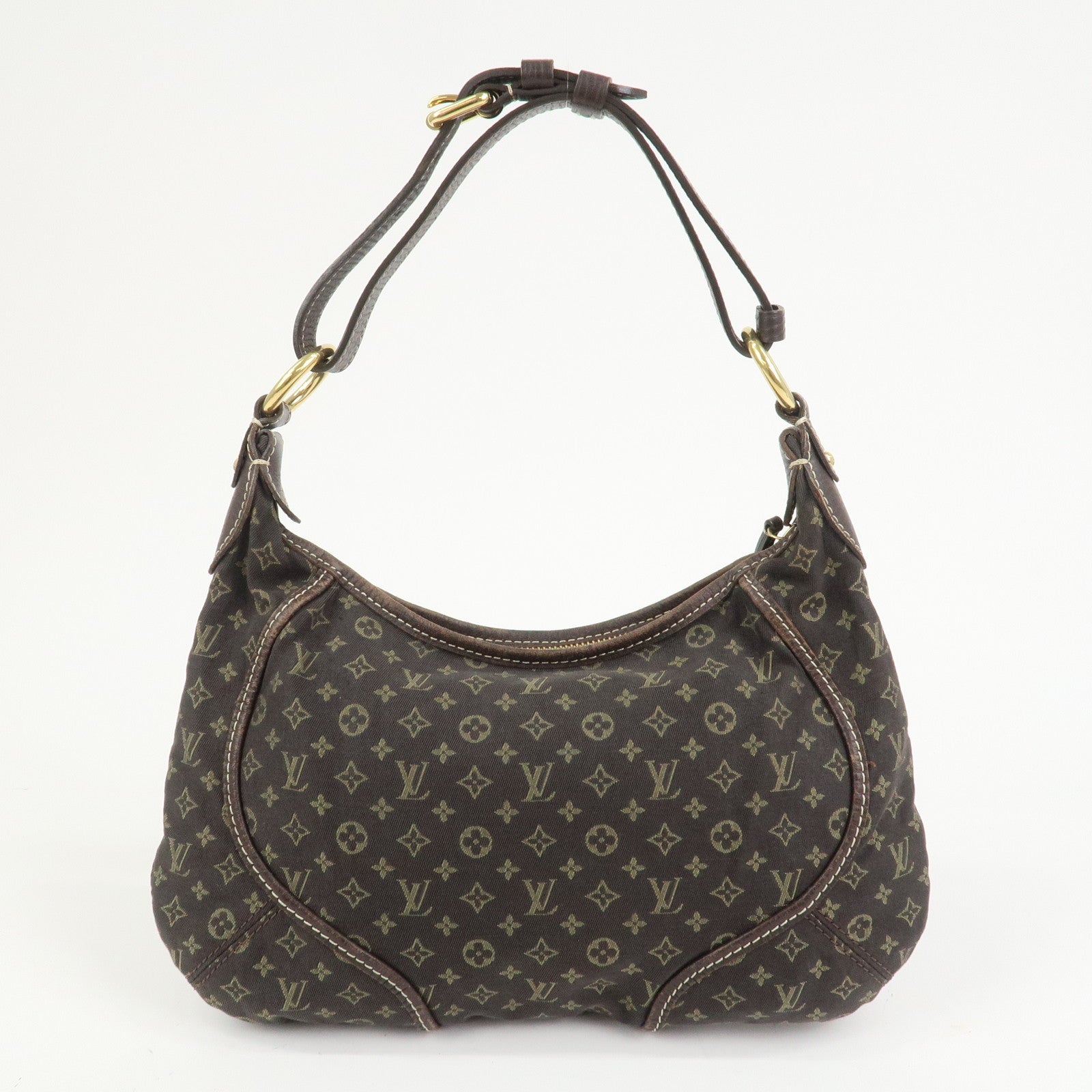 Louis Vuitton Monogram Mini Lin Manon PM Shoulder Bag Ebene M95621