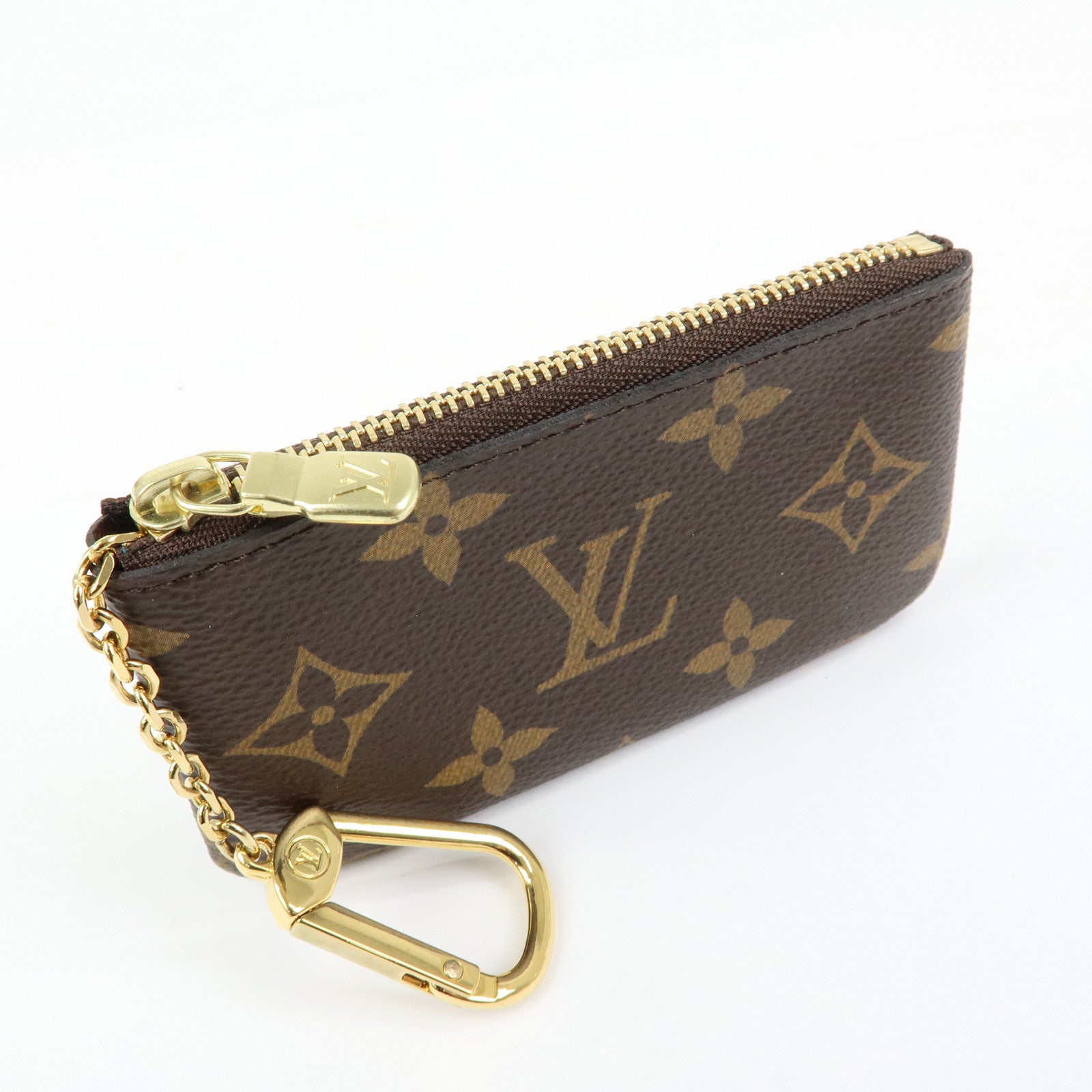 Louis Vuitton Monogram Pochette Cles Coin Case Key Case M62650