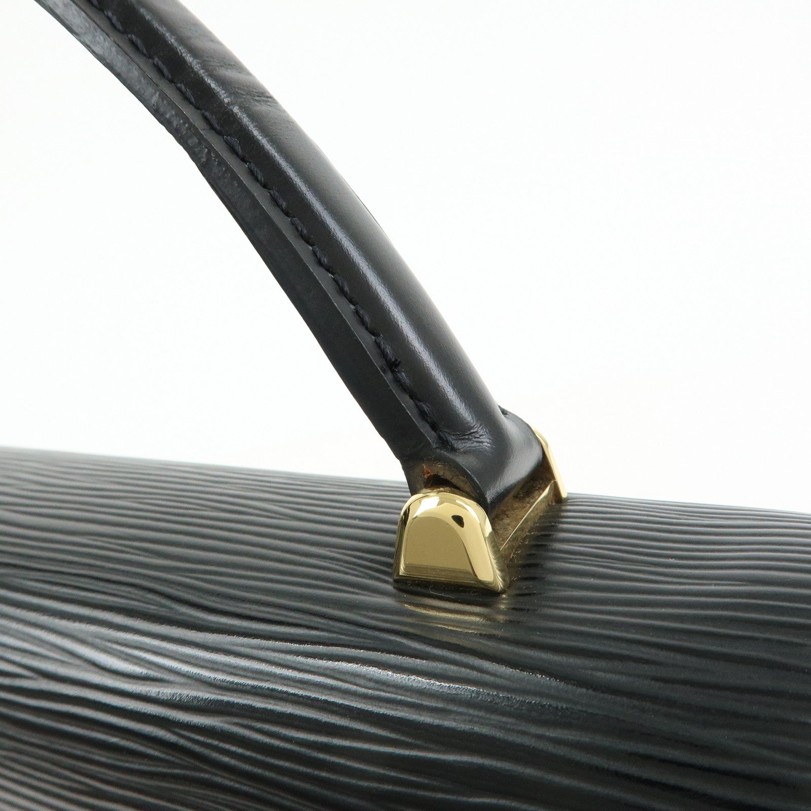 Louis Vuitton Epi Leather Malesherbes Hand Bag Noir Black M52372