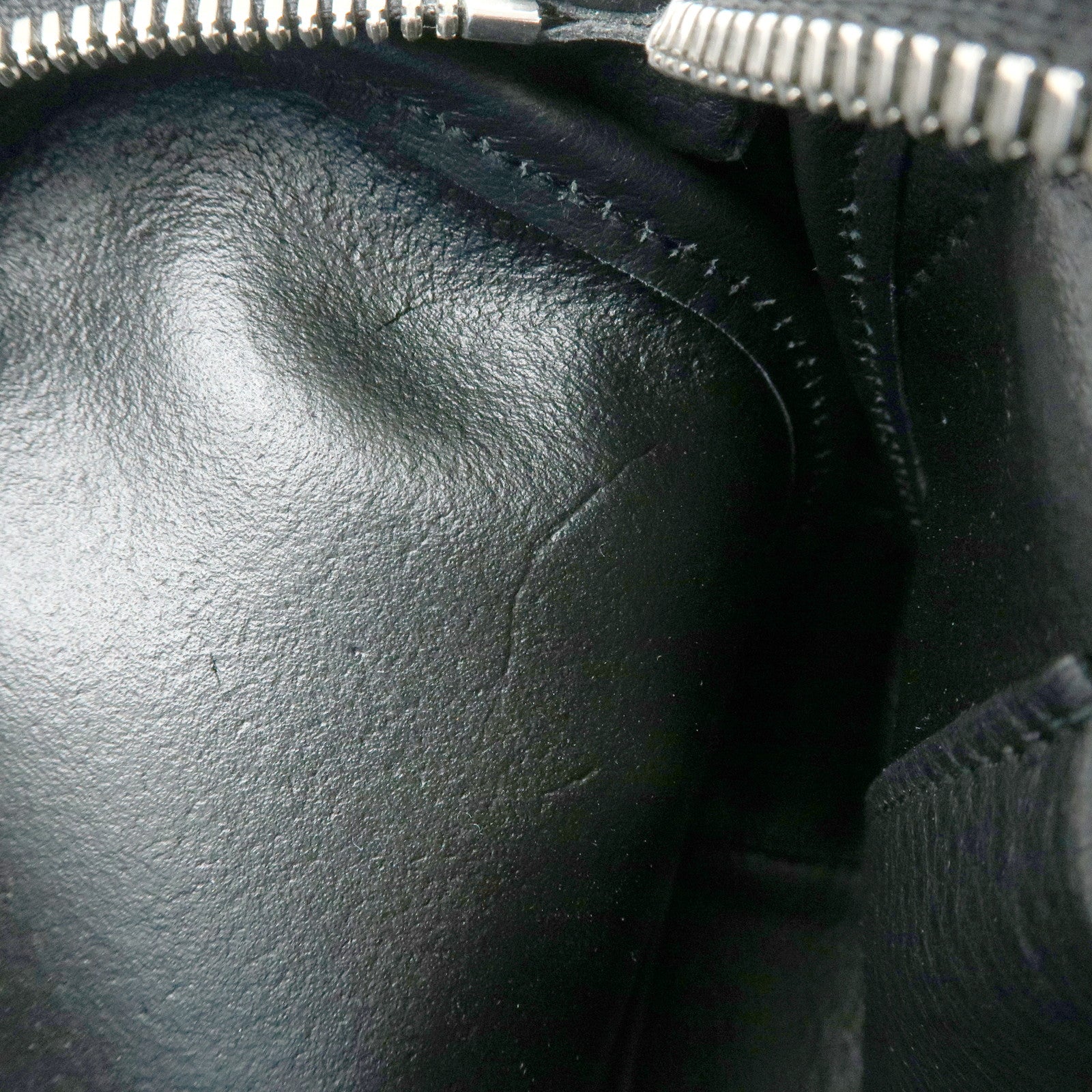 BALENCIAGA Everyday Camera Bag Leather Shoulder Bag S Black 489812