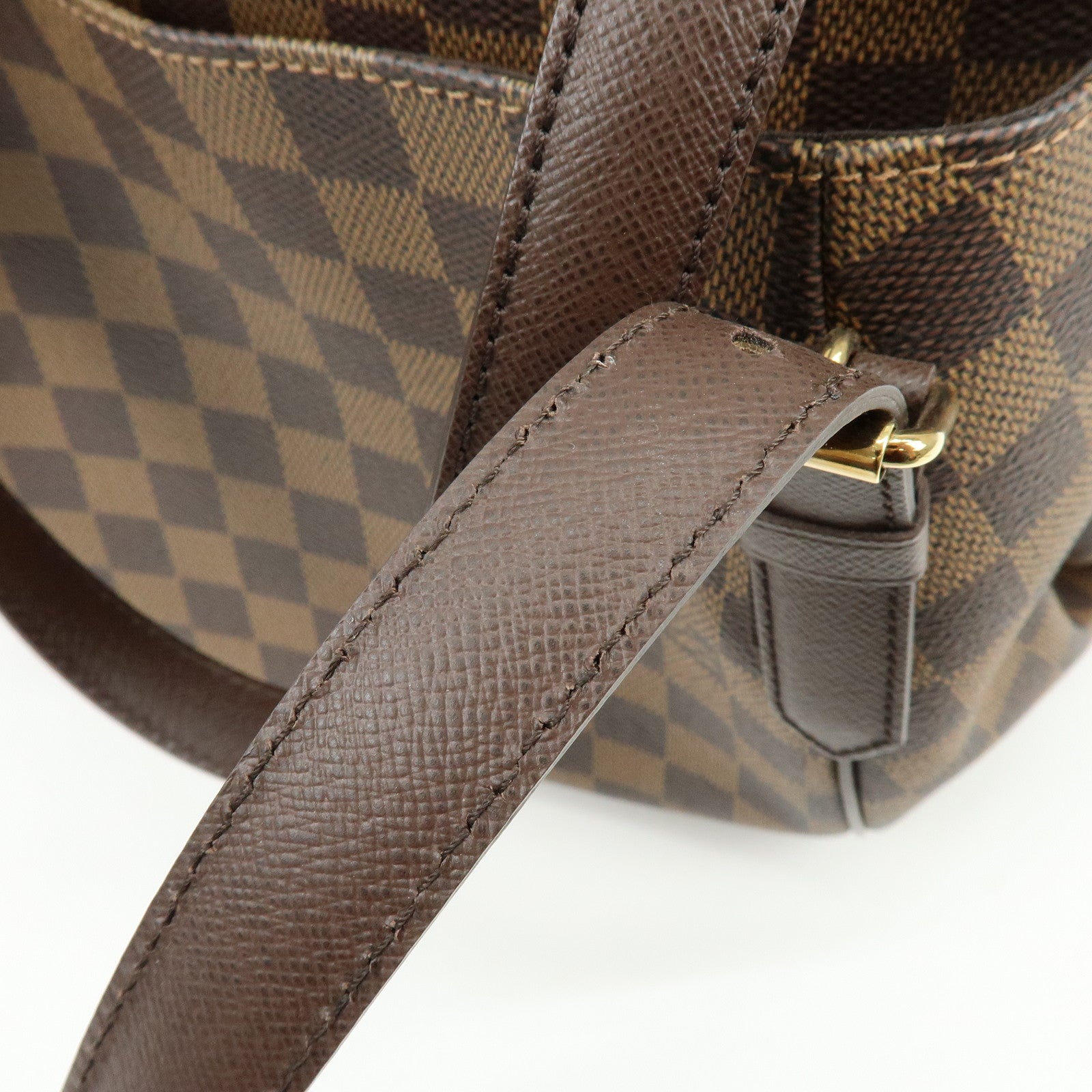 Louis Vuitton Damier Belem MM Hand Bag Damier Ebene N51174