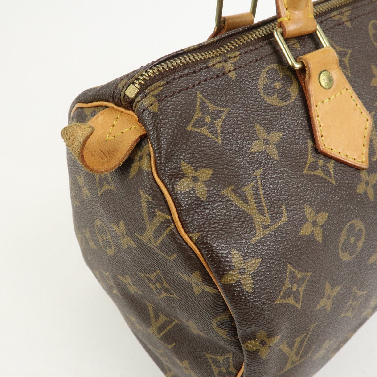 Louis Vuitton Monogram Speedy 30 Boston Bag Hand Bag Brown M41526