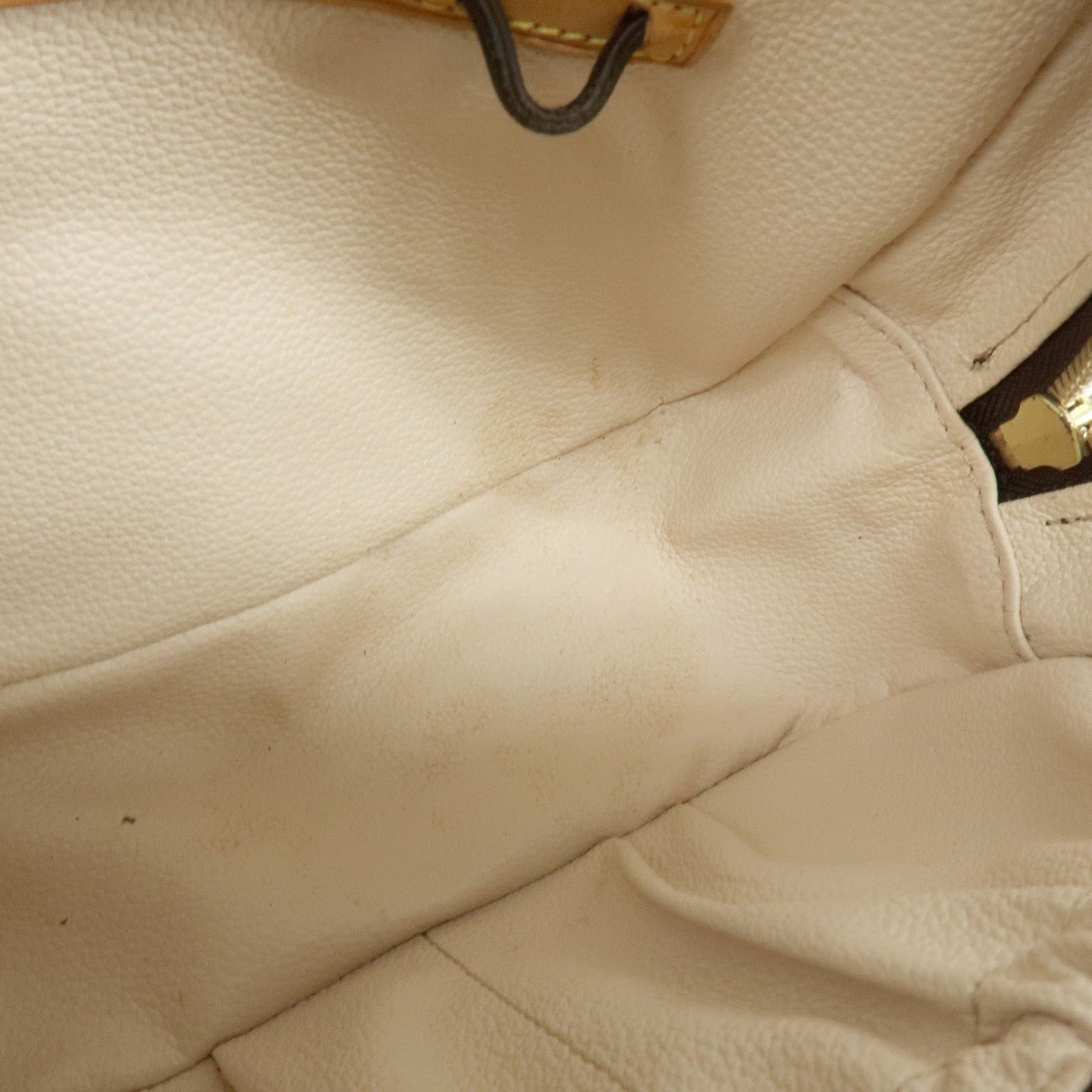 Louis Vuitton Monogram Spontini Hand Bag Brown M47500