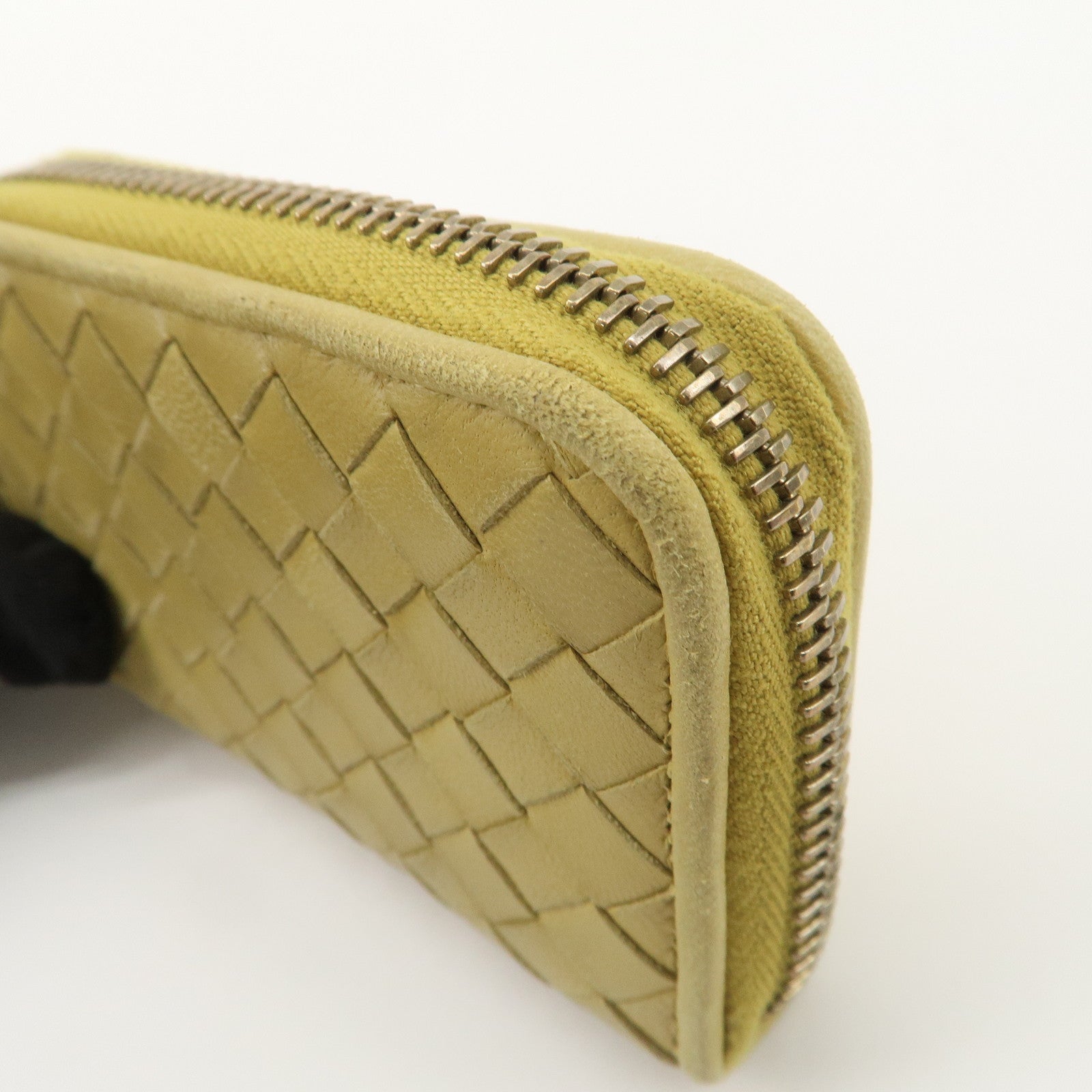 BOTTEGA VENETA Intrecciato Set of 2 Wallet Yellow 114075/150509