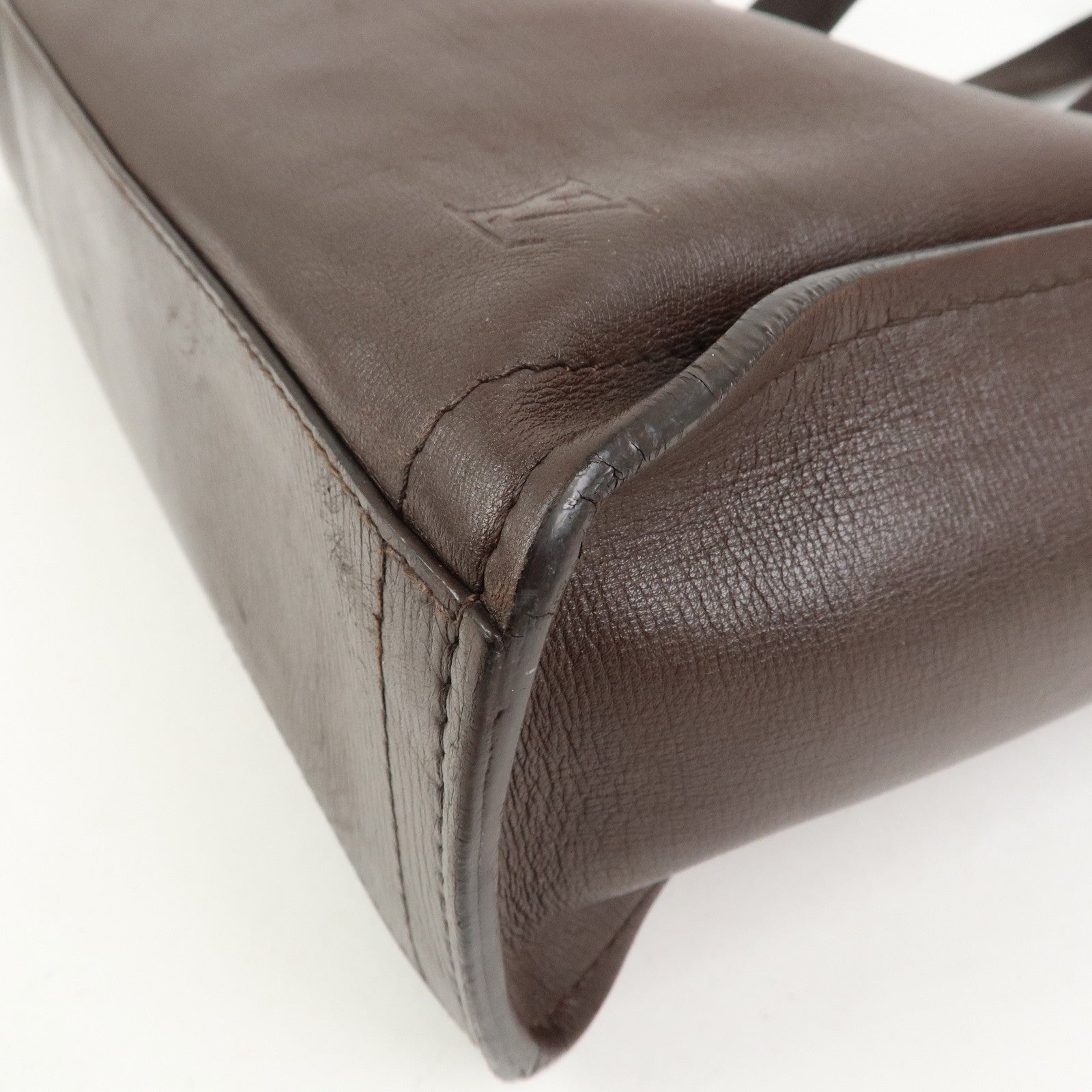 Louis Vuitton Mohican Calf Leather Tote Bag Brown Cafe M92531