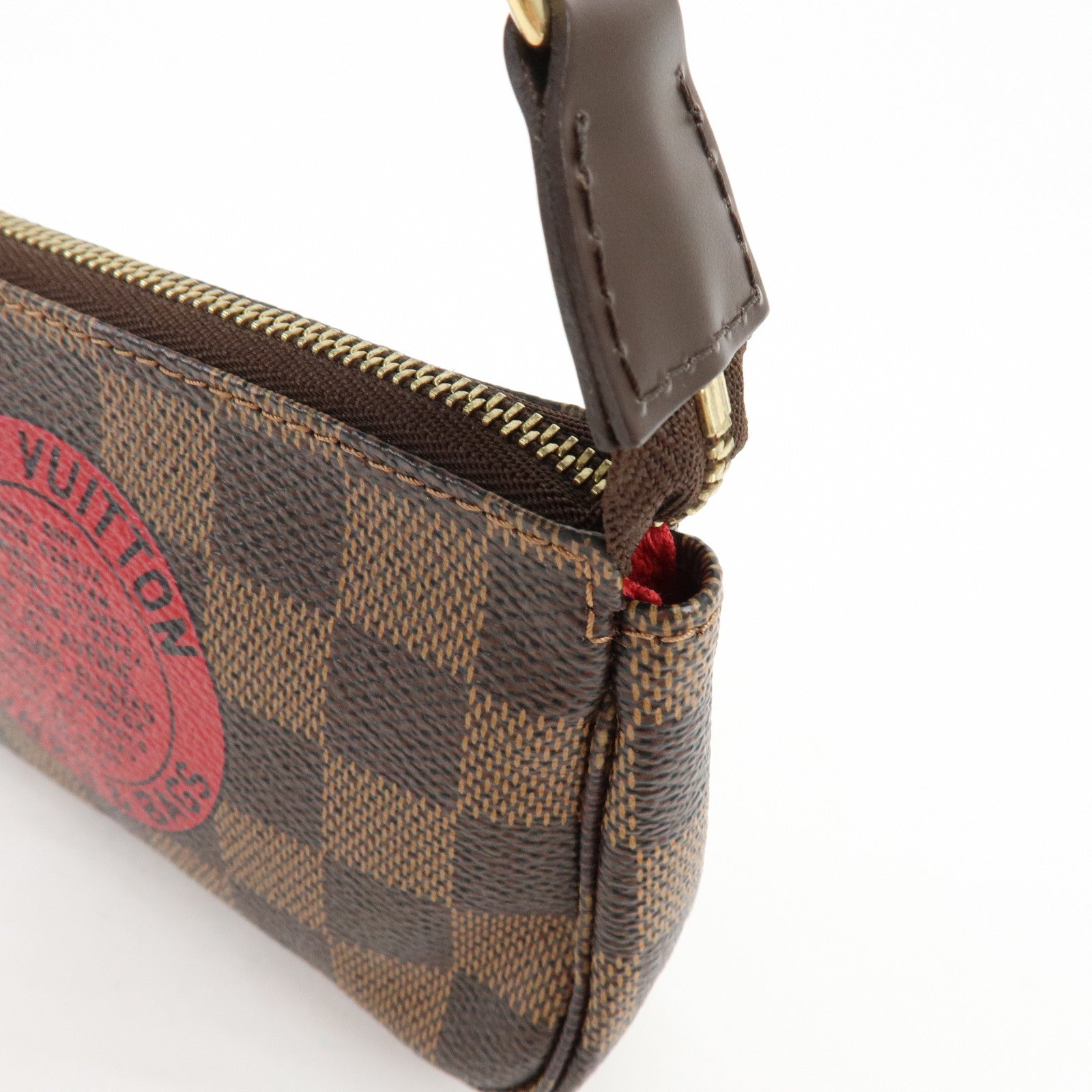 Louis Vuitton Damier T&B Mini Pochette Accessoires Pouch N58011