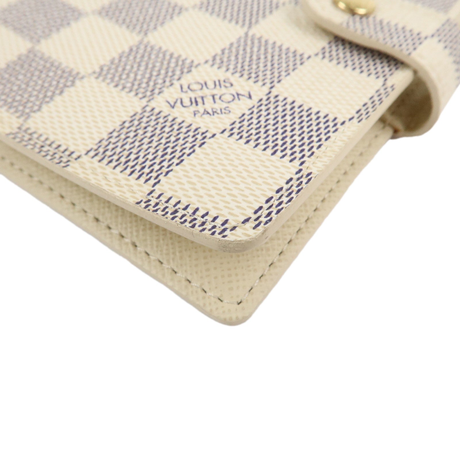 Louis Vuitton Damier Azur Agenda PM Planner Cover R20706