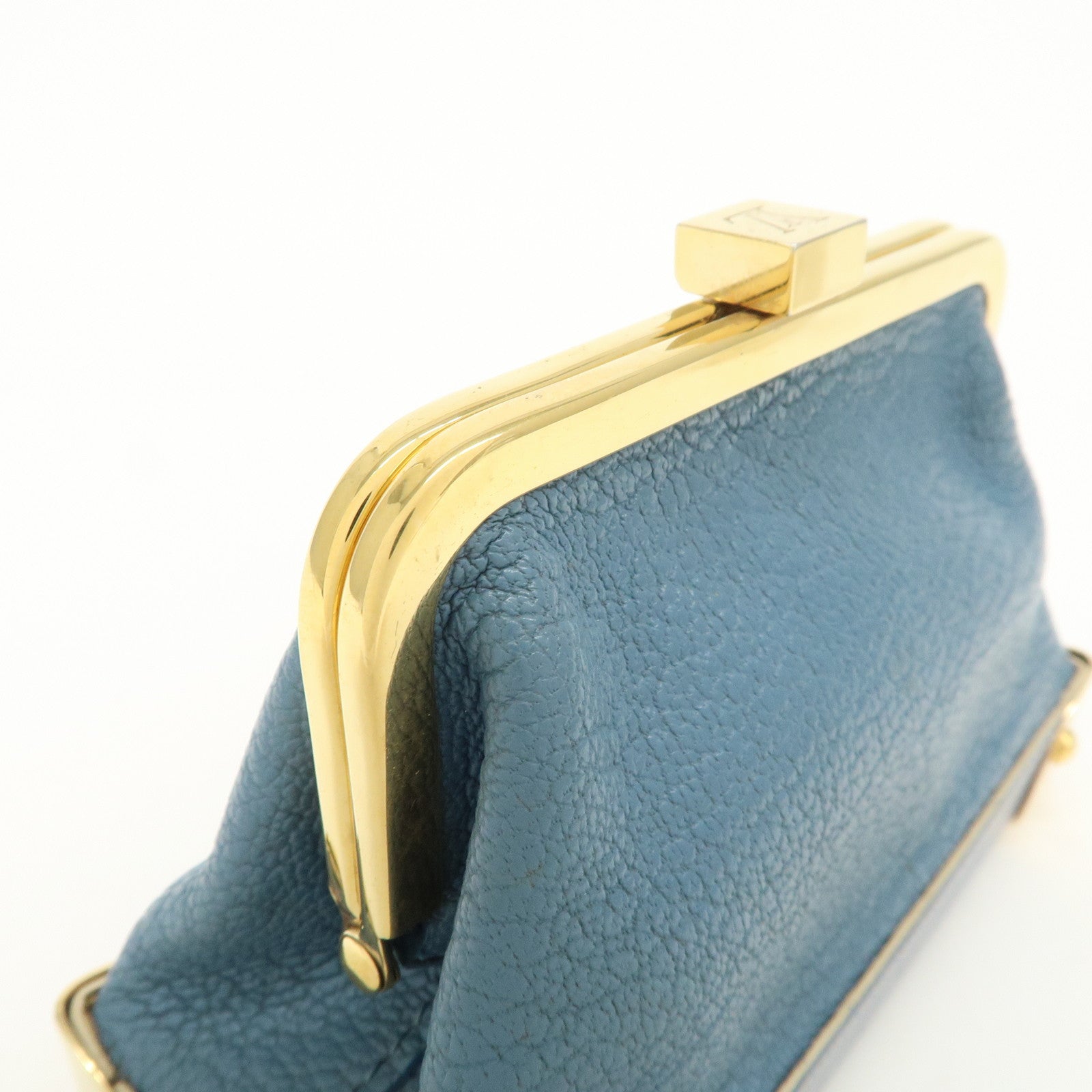 Louis Vuitton Suhari Porte Monnaie Viennois Coin Case Blue M91833