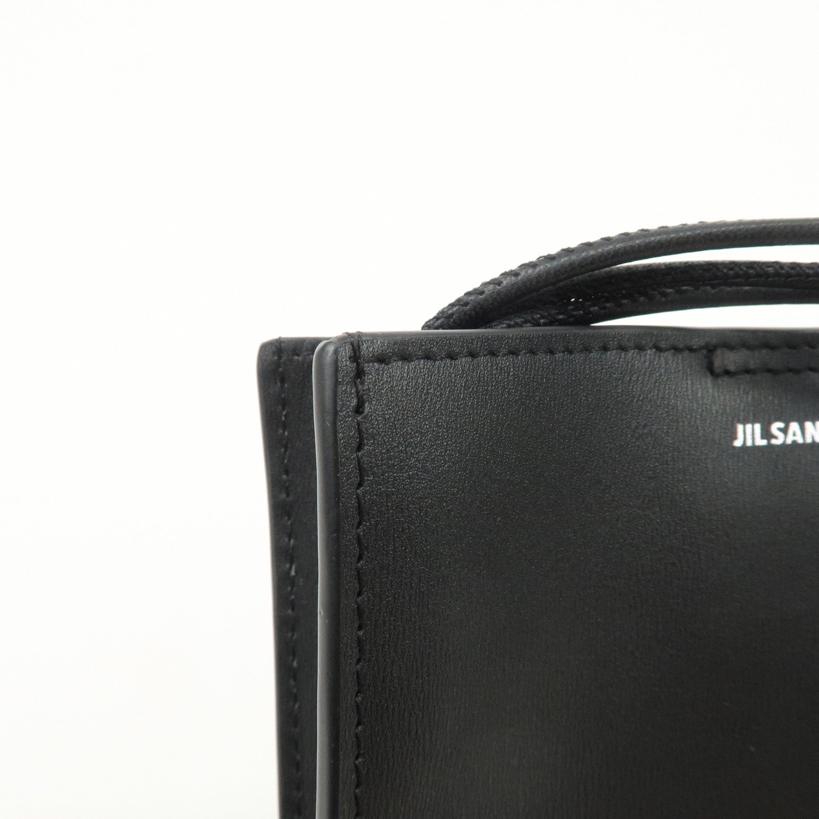 Jil Sander Leather Tangle Bag Shoulder Bag Black