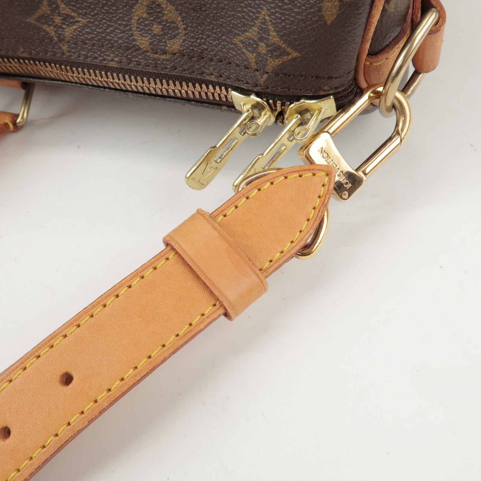 Louis Vuitton Monogram Keep All Bandouliere 45 Boston Bag M41418