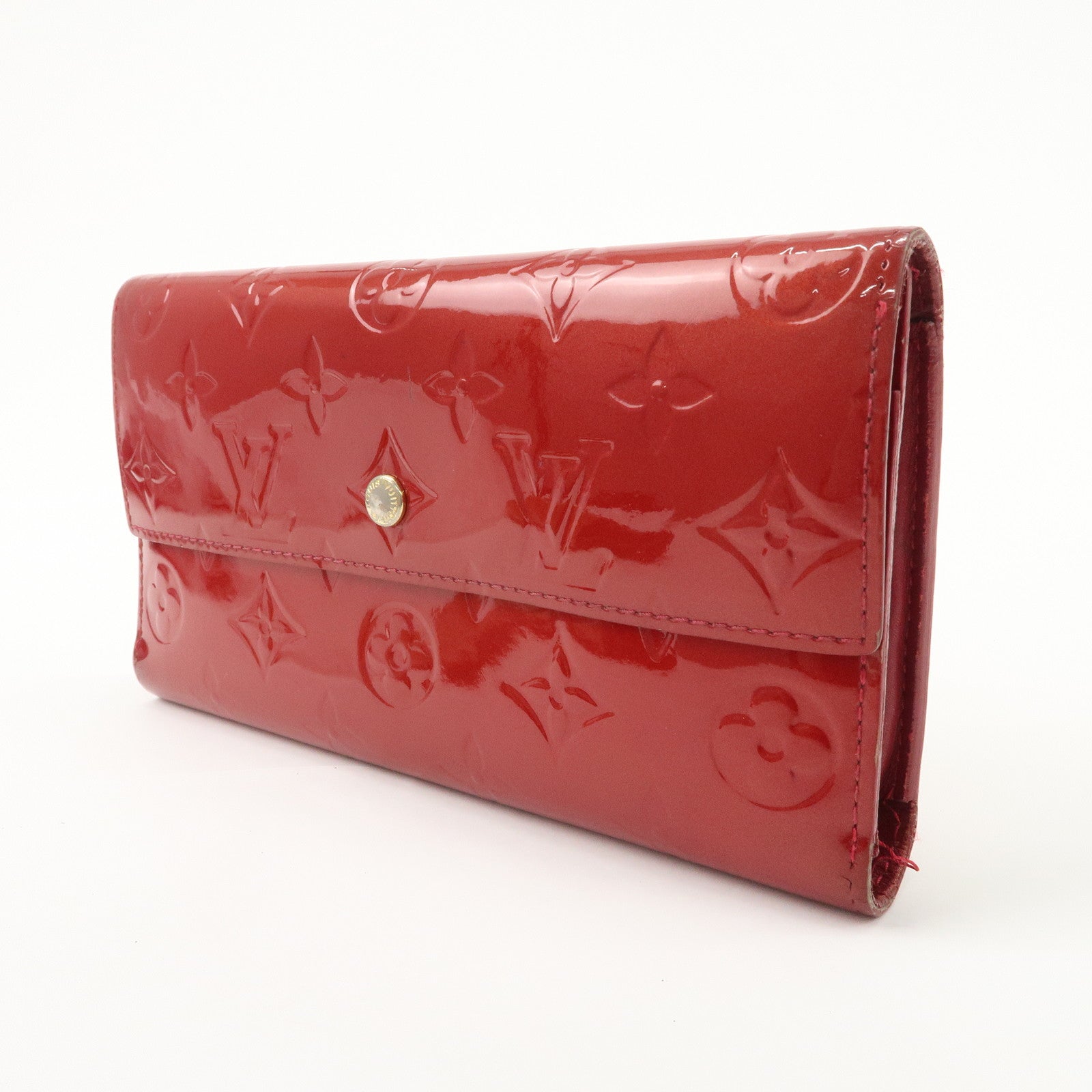 Louis Vuitton Monogram Vernis Set of Long Wallet M91767 M91984 Used