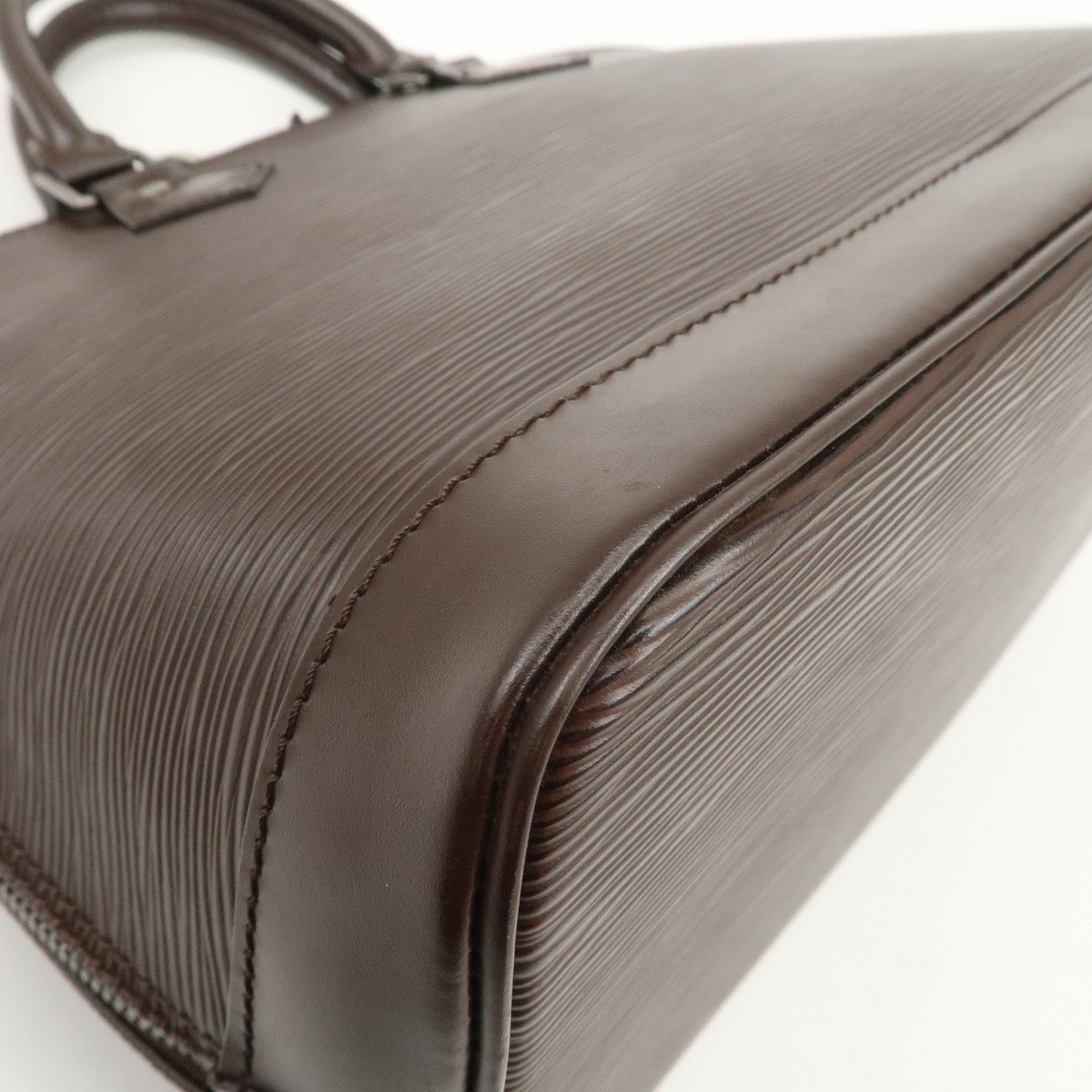 Louis Vuitton Epi Leather Alma Hand Bag Mocha M5214D