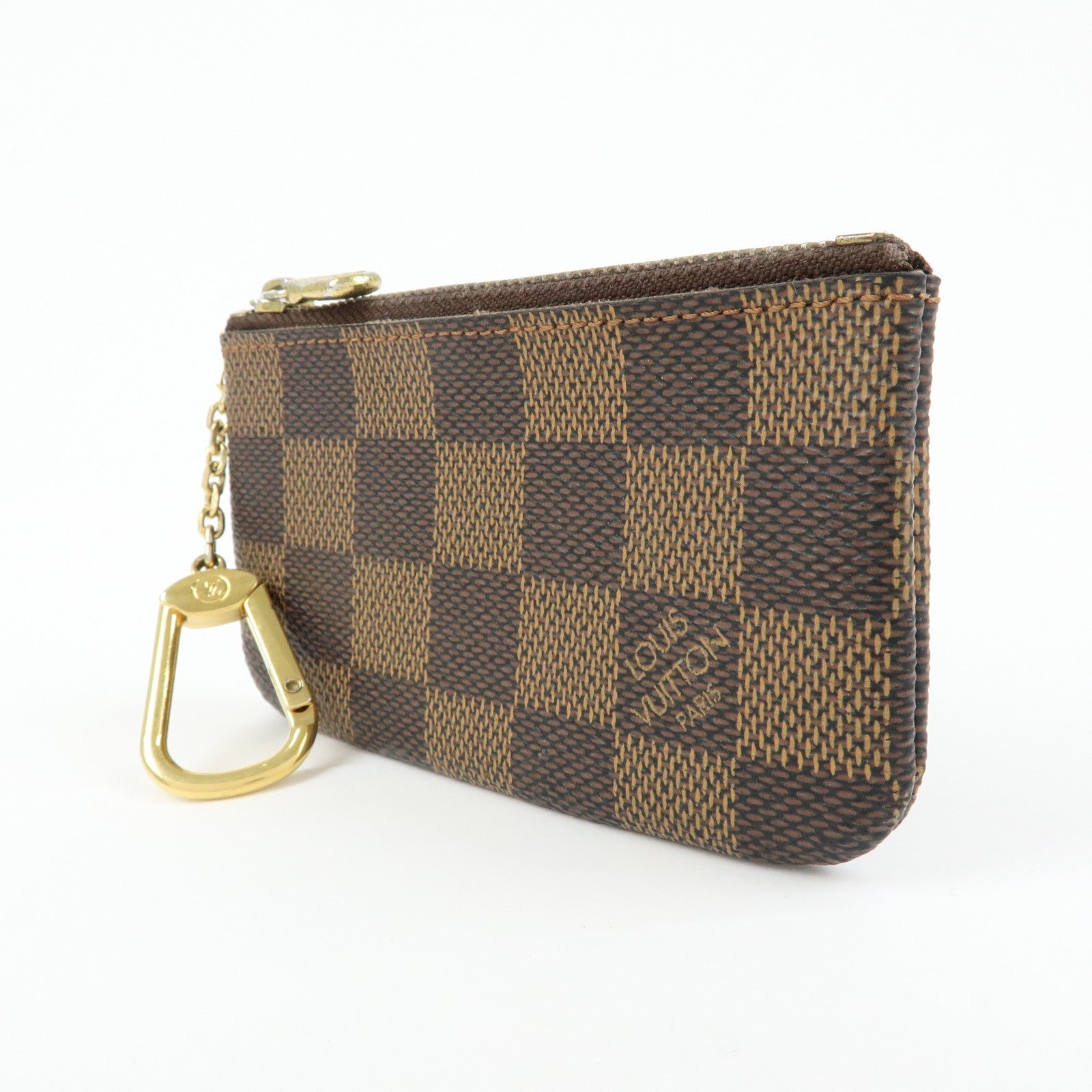 Louis Vuitton Damier Canvas Pochette Cles Damier Ebene N62658