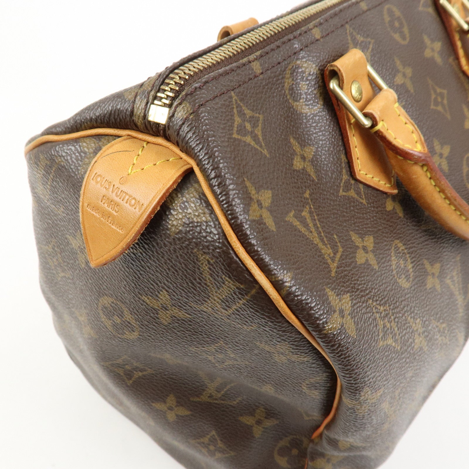 Louis Vuitton Monogram Speedy 30 Boston Bag Hand Bag Brown M41526