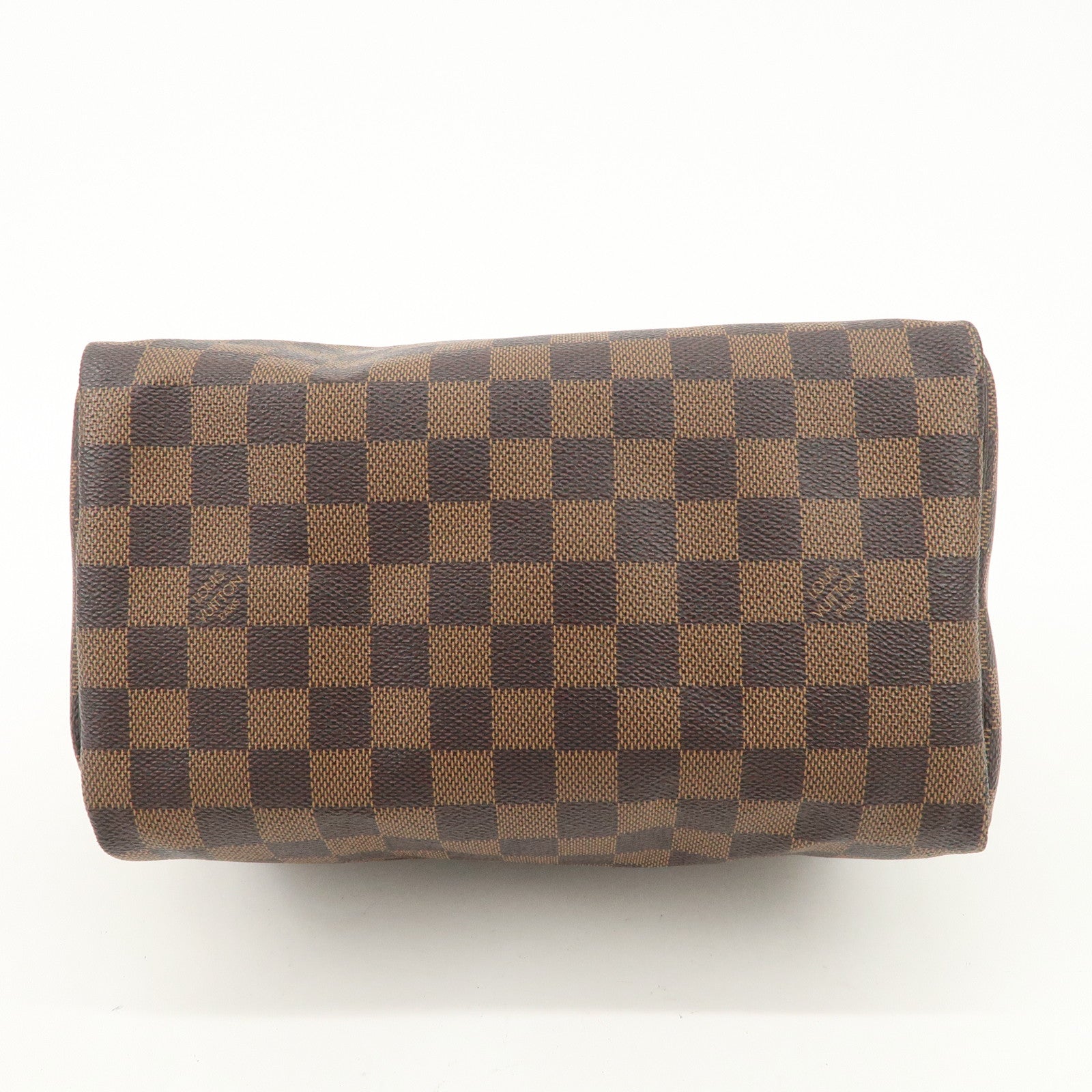 Louis Vuitton Damier Ebene Speedy 25 Hand Bag Boston Bag N41532
