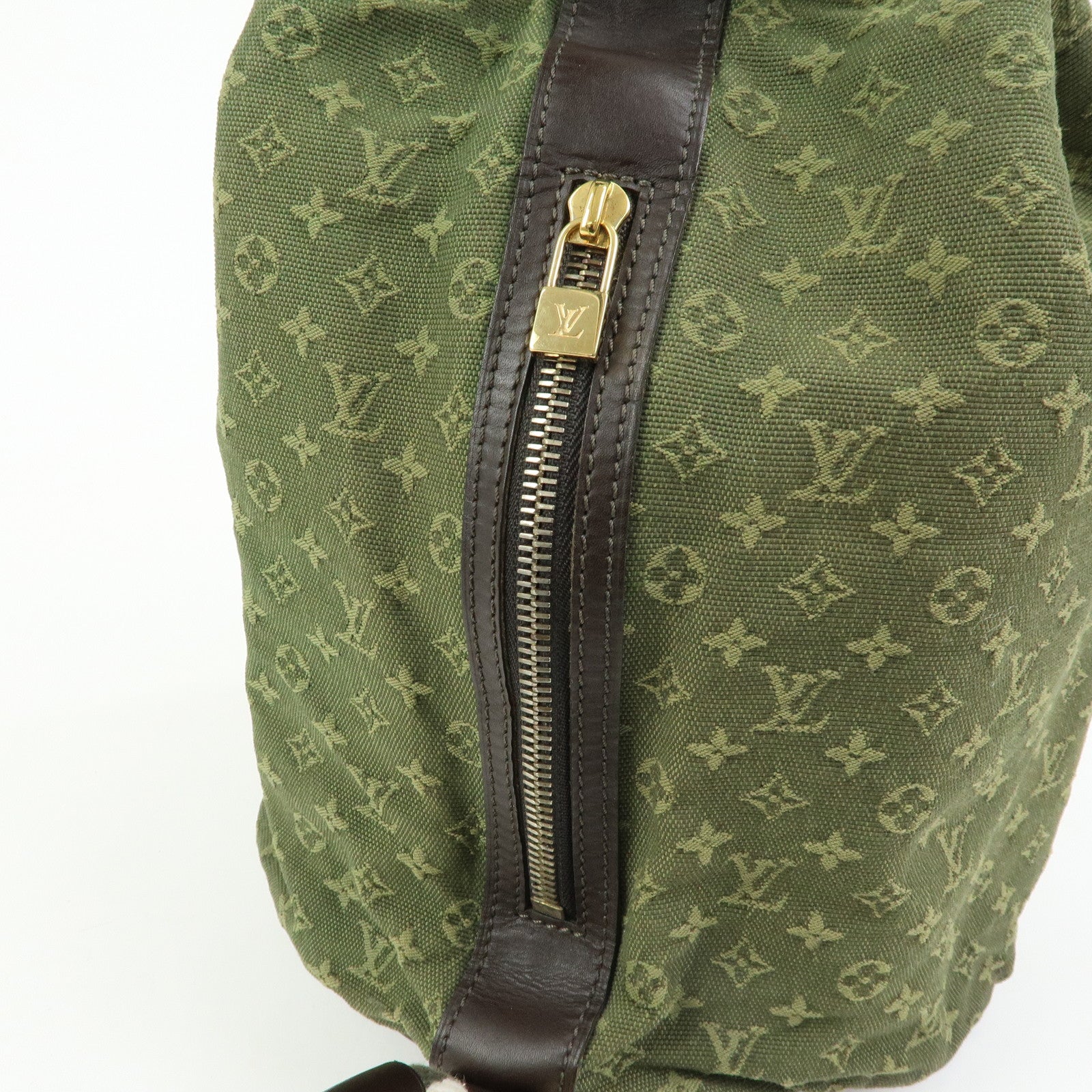 Louis Vuitton Betsy Monogram Mini Canvas Leather Shoulder Bag Khaki
