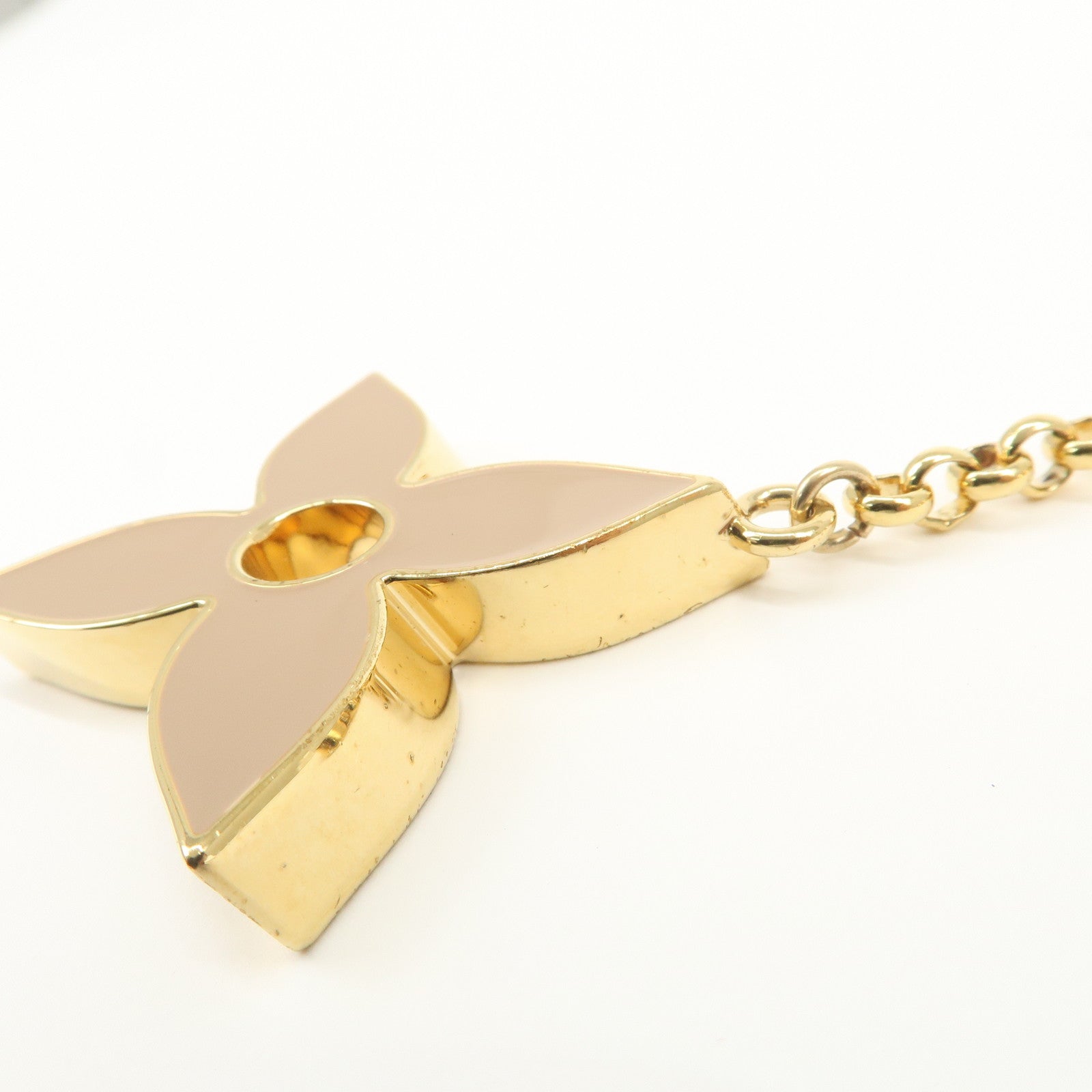 Louis Vuitton Fleur de Monogram Key Chain Bag Charm M67119