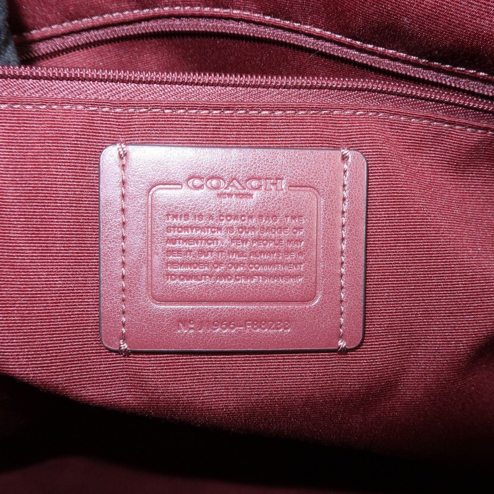 COACH Signature PVC Embossed Leather Tote Bag Shoulder Bag Brown