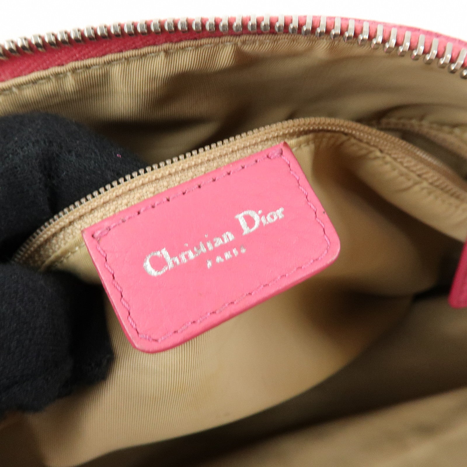 Christian Dior Trotter Street Chic Jacquard Canvas Shoulder Bag