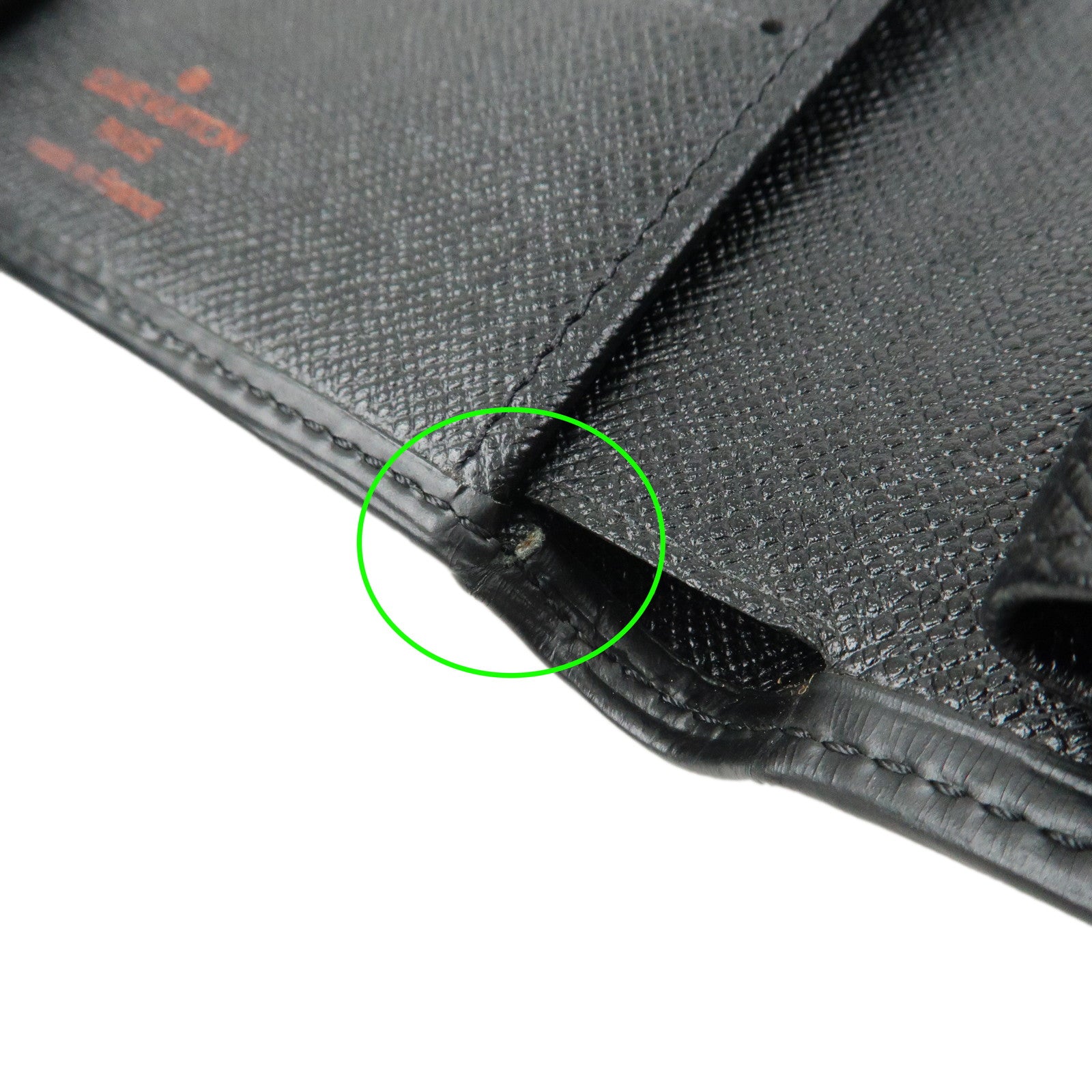 Louis Vuitton Epi Porte Billets Bi-Fold Compact Wallet Black M63552