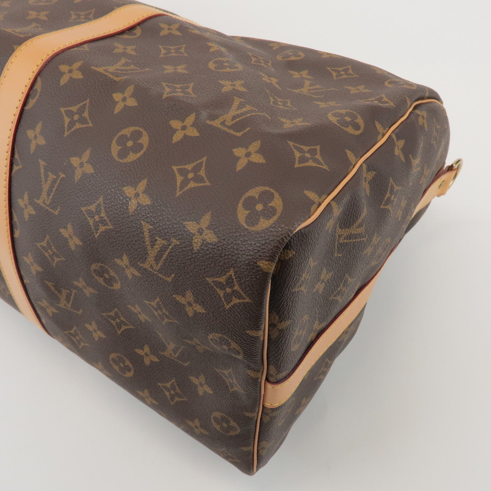 Louis Vuitton Monogram Keep All Bandouliere 50 Boston Bag M41416